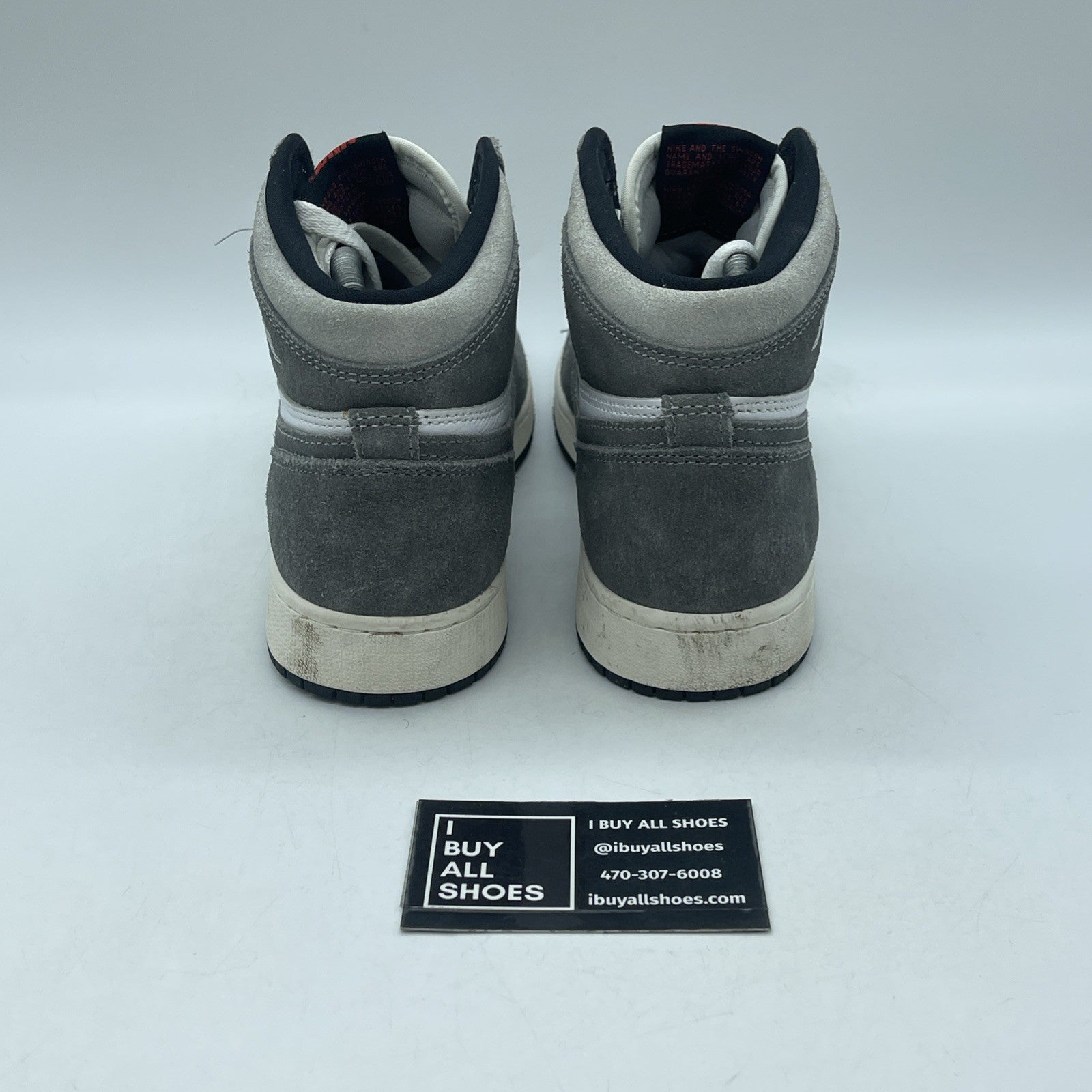 Size 6.5 (GS) - Air Jordan 1 High Retro OG Washed Black