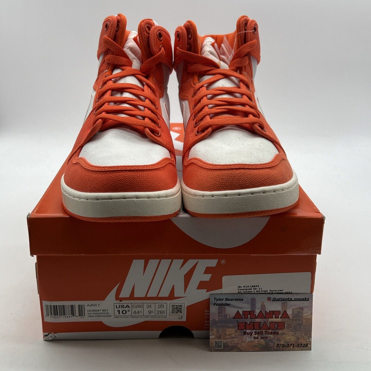 Size 10.5 - Air Jordan 1 KO High Syracuse (DO5047-801)