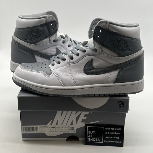 Size 11 - Air Jordan 1 Retro High OG Stealth (555088-037)