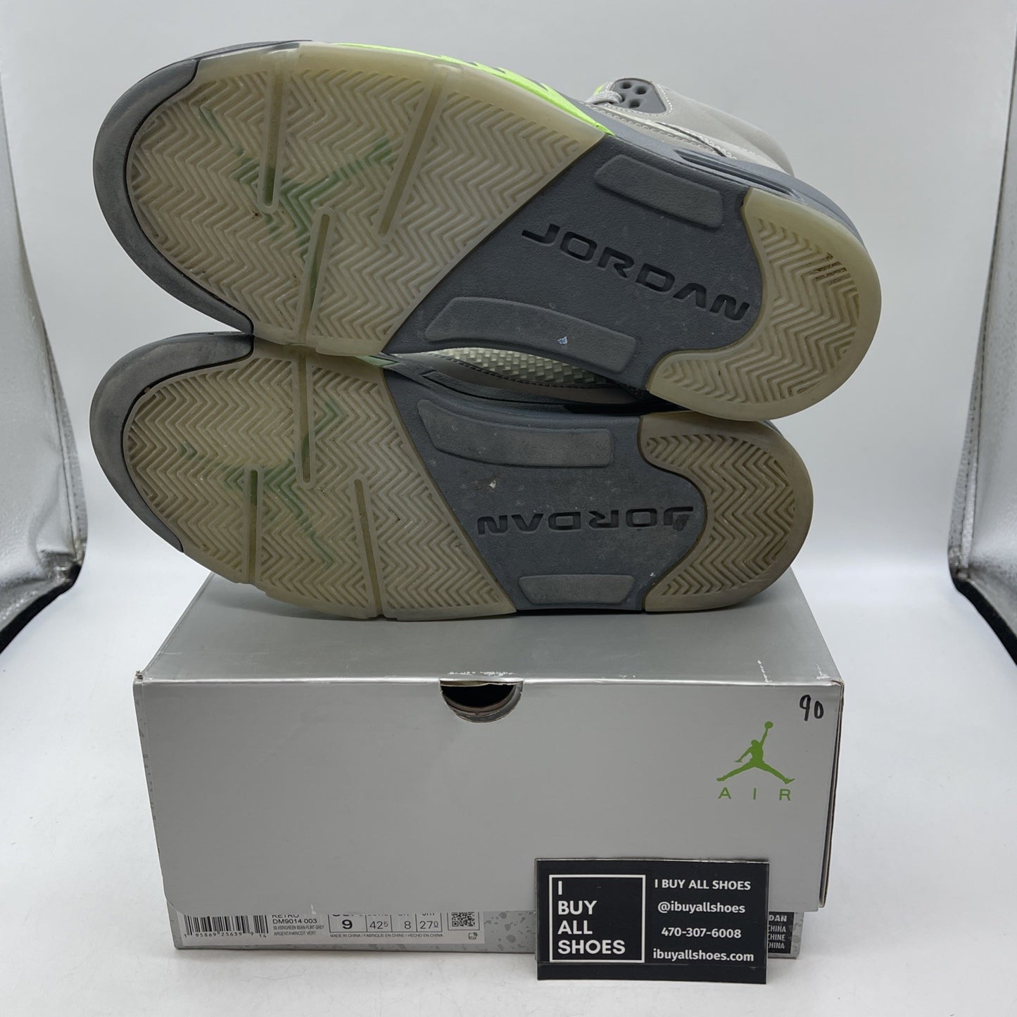 Size 9 - Air Jordan 5 Retro Green Bean (DM9014-003(
