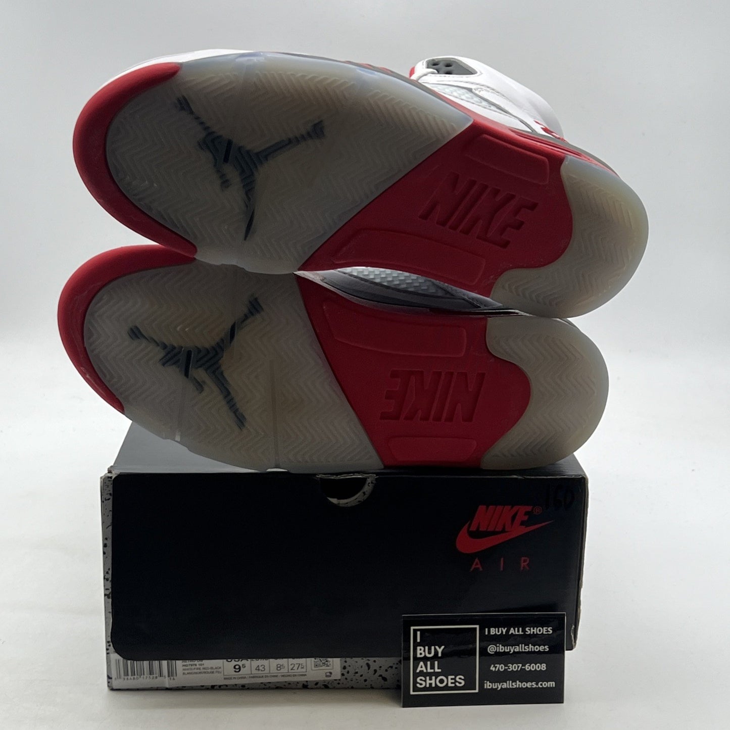 Size 9.5 - Air Jordan 5 Retro 2025 Fire Red (HQ7978-101)