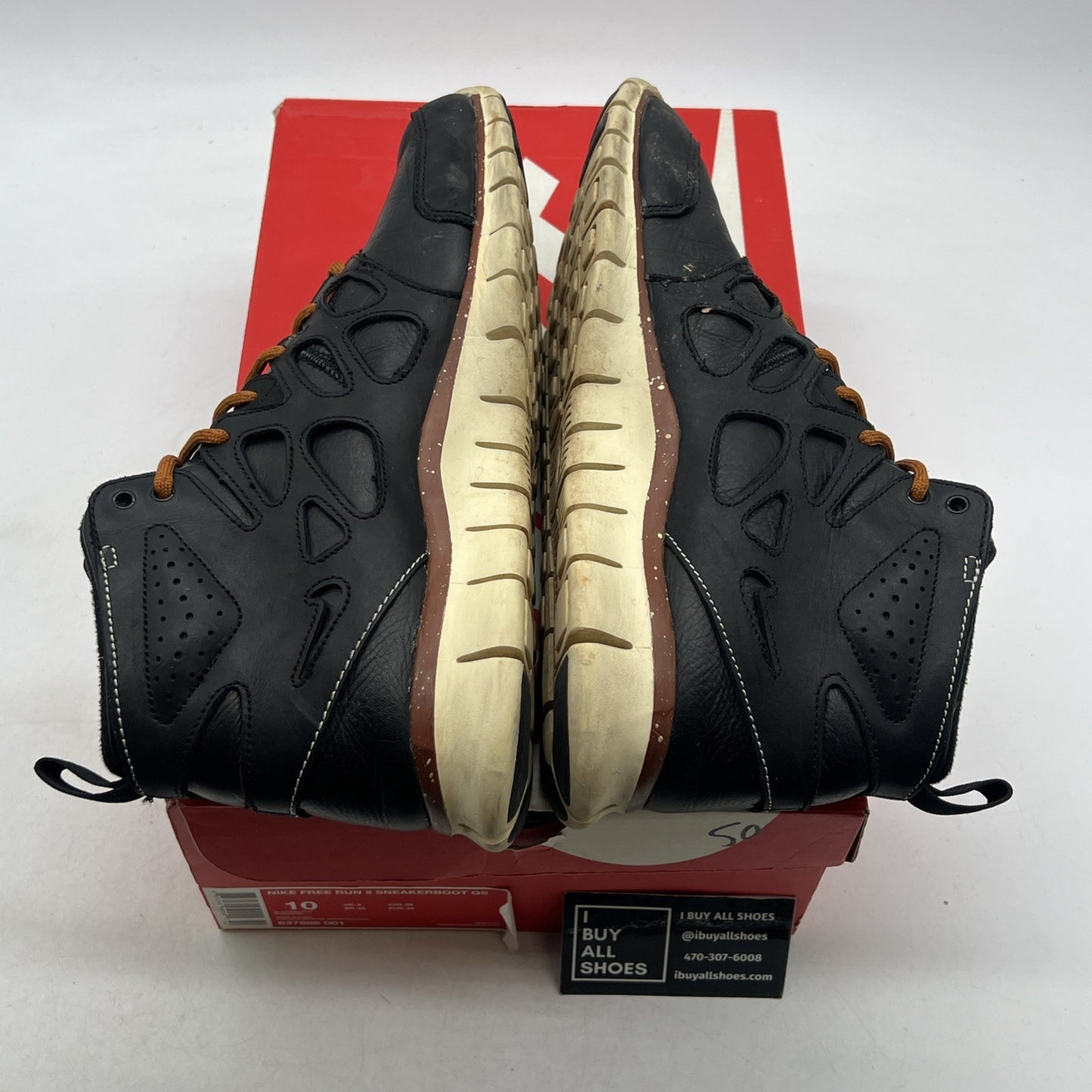 Size 10 - Nike Free Run 2 Sneakerboot QS (637996-001)