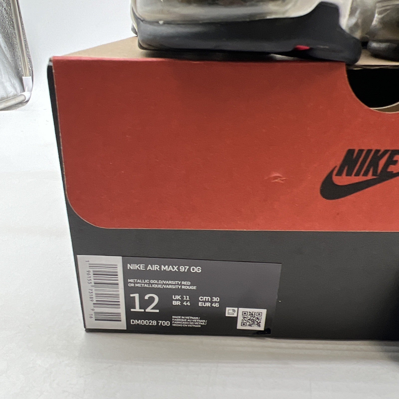 Size 12 - Nike Air Max 97 OG 2023 Metallic Gold (DM0028-700)