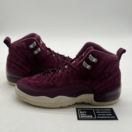 Size 7Y - Air Jordan 12 Red Basketball Shoes Sneakers (153265-617)