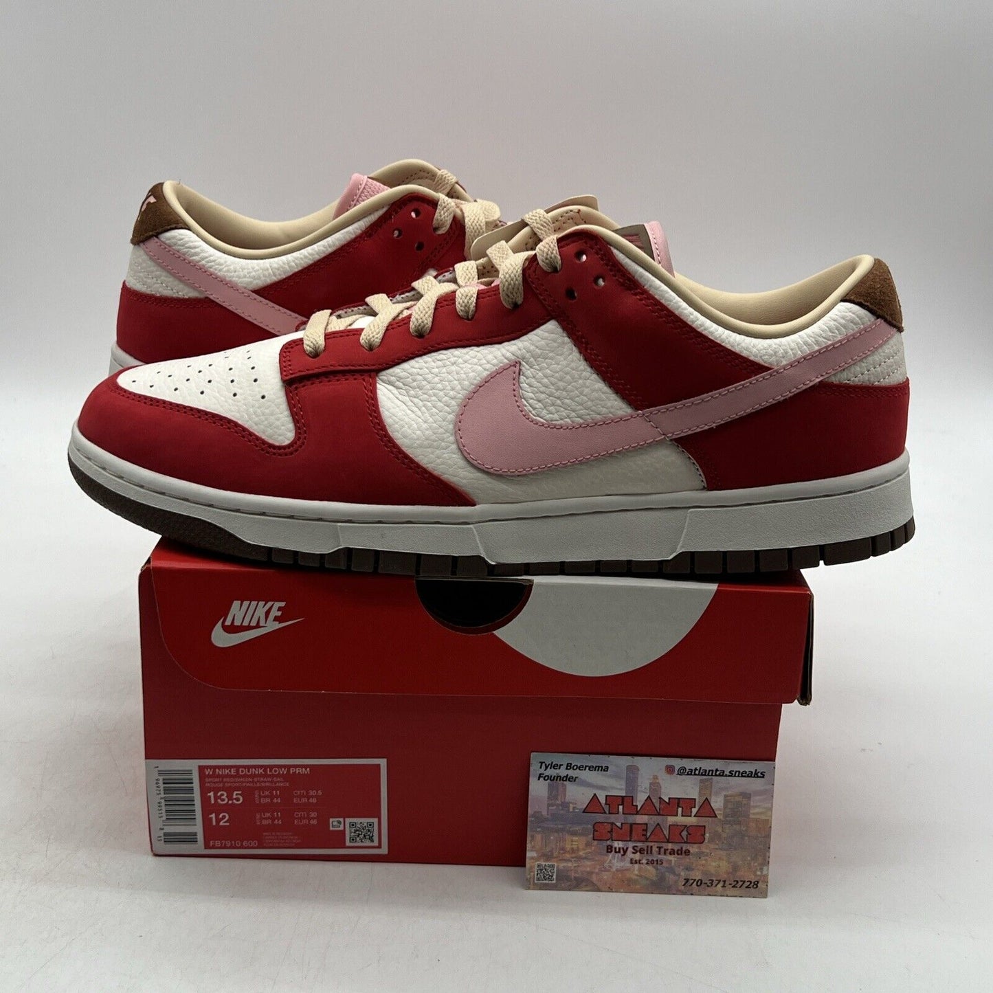 Size 13.5 - Nike Dunk Premium Low Bacon W (FB7910-600)