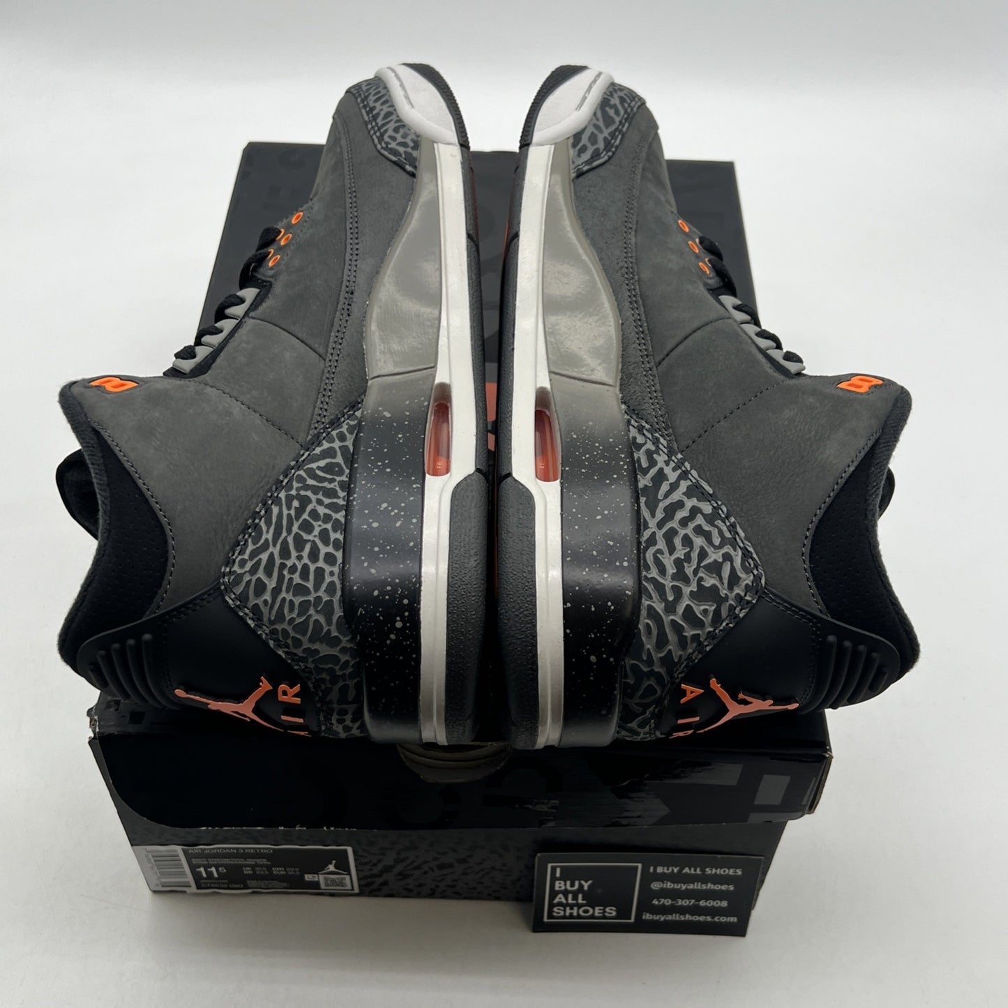 Size 11.5 - Air Jordan 3 Retro 2023 Mid Fear (CT8532-080)