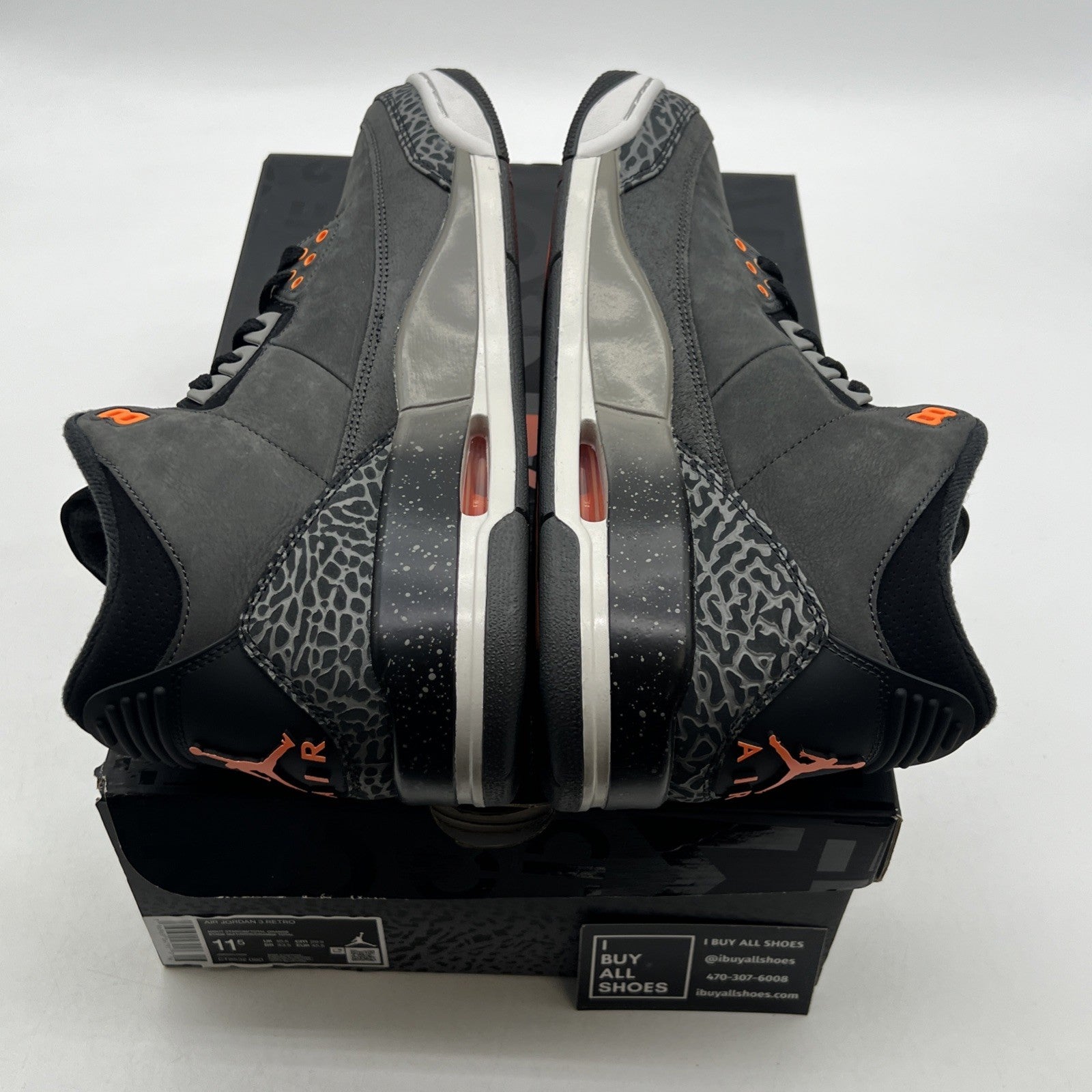 Size 11.5 - Air Jordan 3 Retro 2023 Mid Fear (CT8532-080)