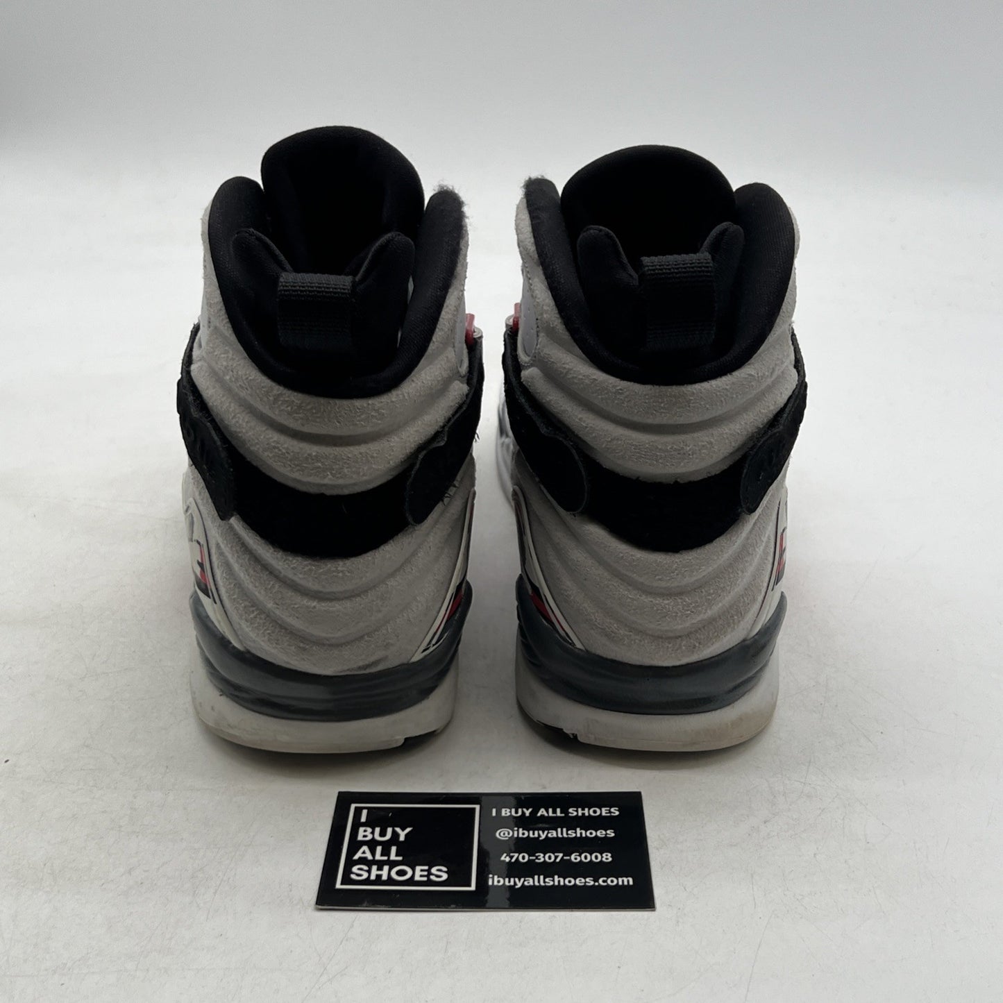 Size 9 - Air Jordan 8 Retro White 2013 (305381-103)