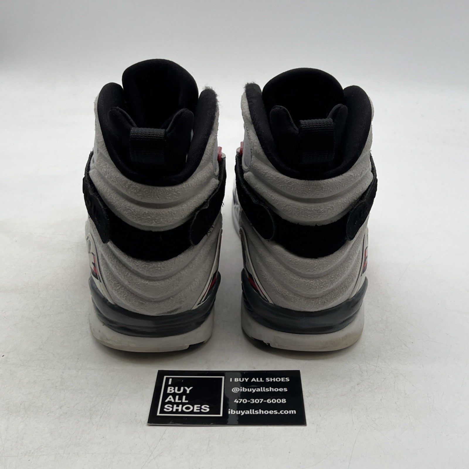 Size 9 - Air Jordan 8 Retro White 2013 (305381-103)