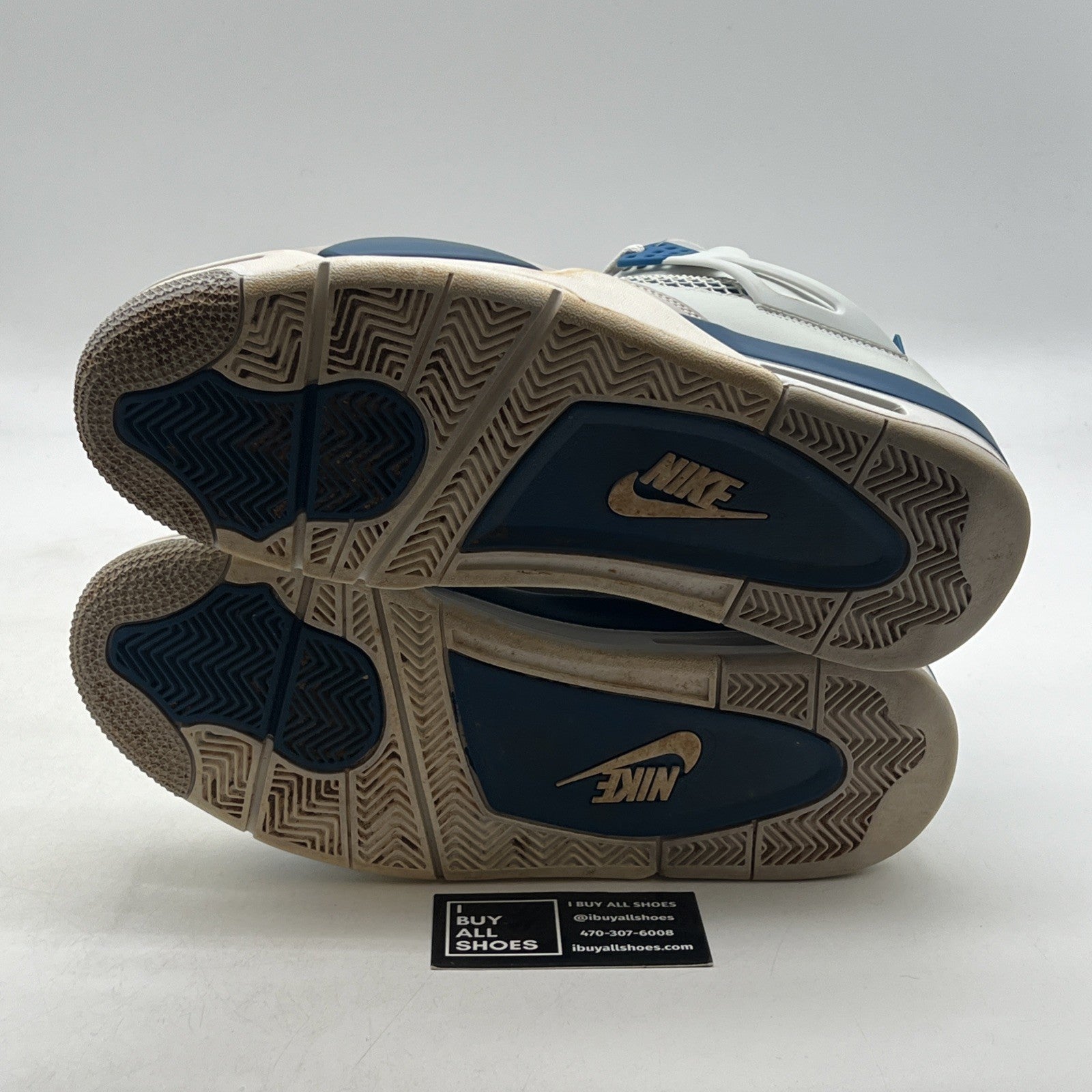 Size 10.5 - Air Jordan 4 Retro 2024 Military Blue (FV5029-141)