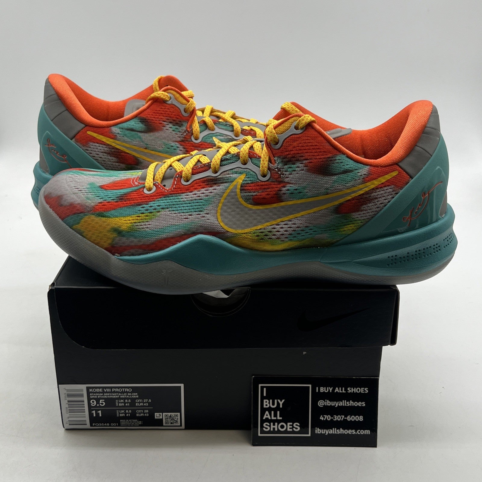 Size 9.5 - Nike Kobe 8 Protro 2024 Venice Beach (FQ3548-001)