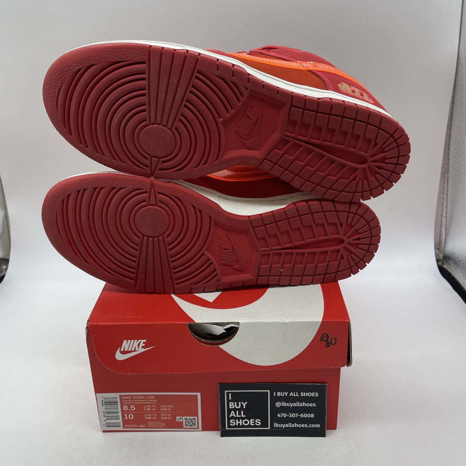 Size 8.5 - Nike Dunk Low ATL (FD0724-657)