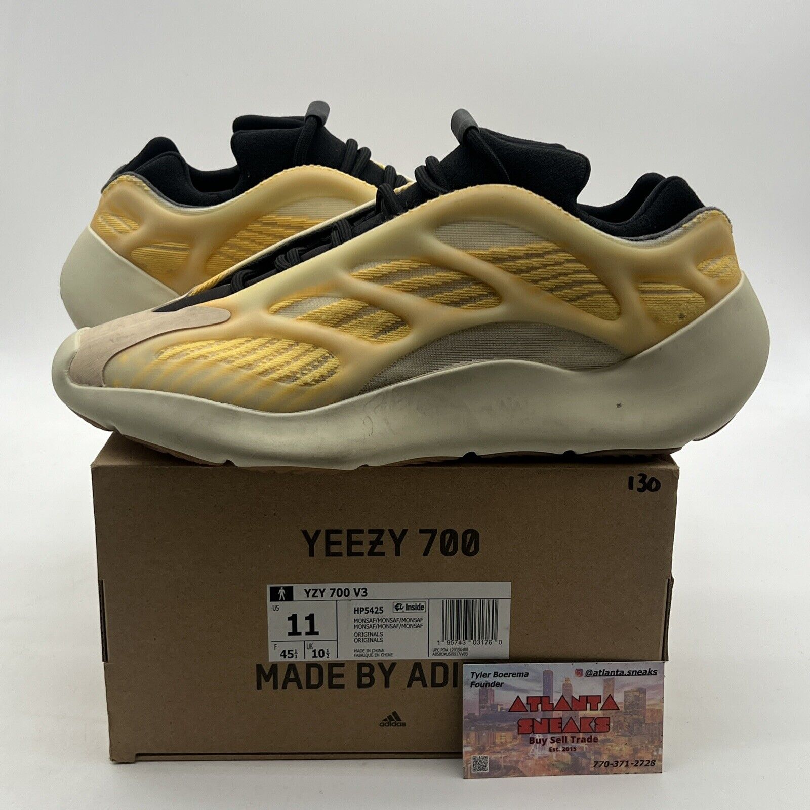 Size 11 - adidas Yeezy 700 V3 Mono Safflower (HP5425)