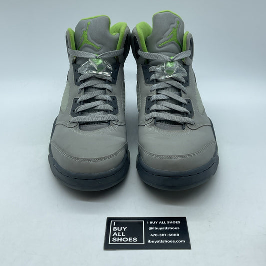 Size 9.5 - Jordan 5 Retro Green Bean Grey Leather (DM9014-003)