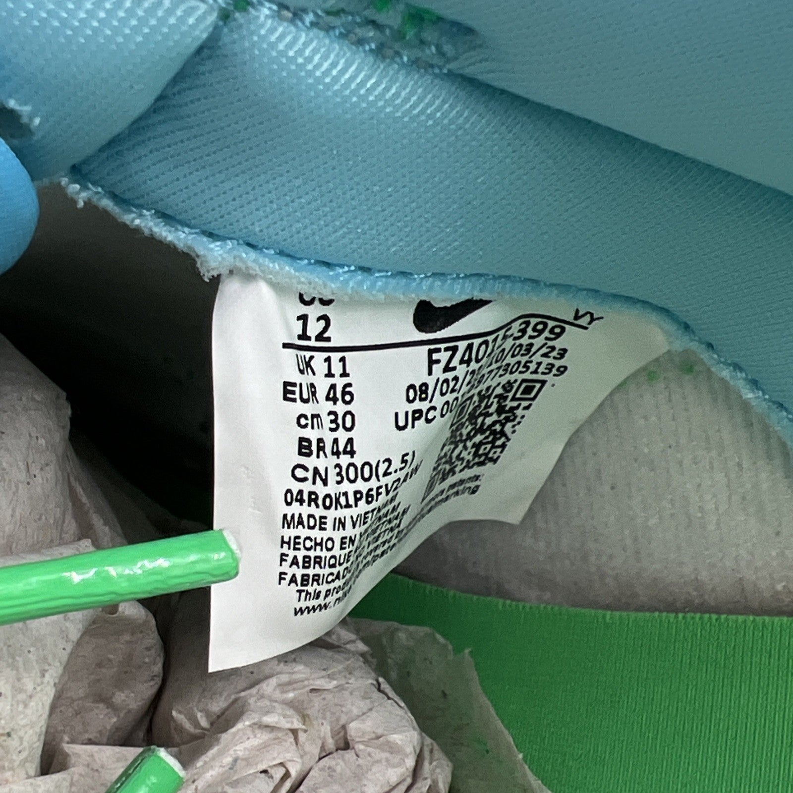 Size 12 - Nike Dunk Low Green Shock (FZ4015-399)