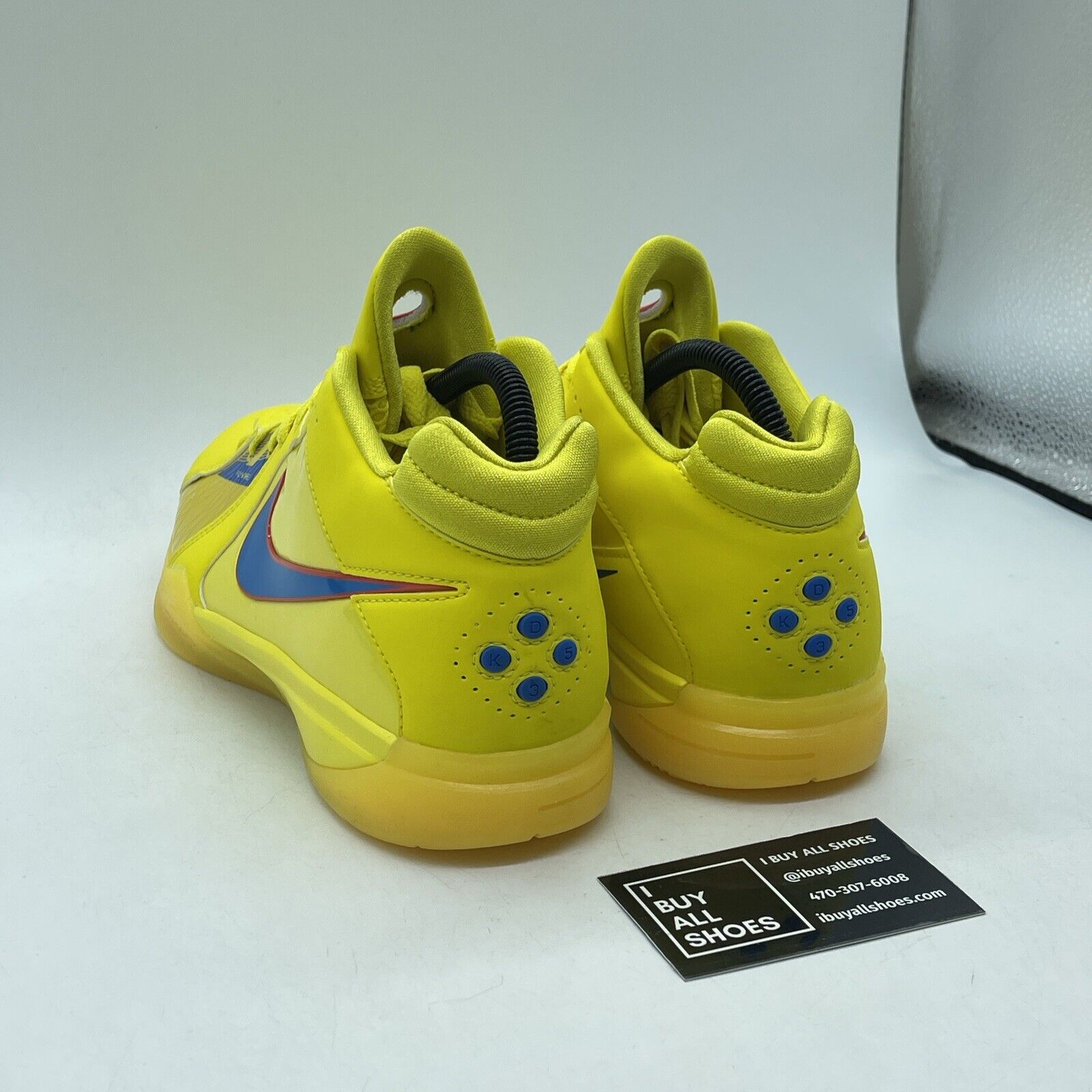 Size 8 - Nike Zoom KD 3 2023 Christmas Yellow Blue Leather (FD5606-700)
