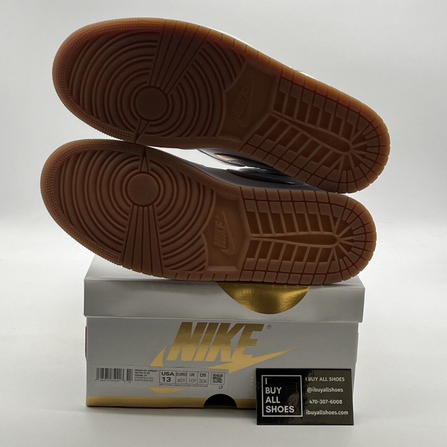 Size 13 - Air Jordan 1 Retro OG High Metallic Gold W (FD2596-107)