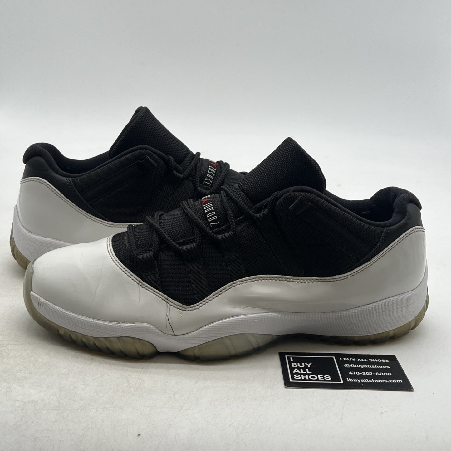 Size 13 - Air Jordan 11 Retro Low Tuxedo (528895-110)