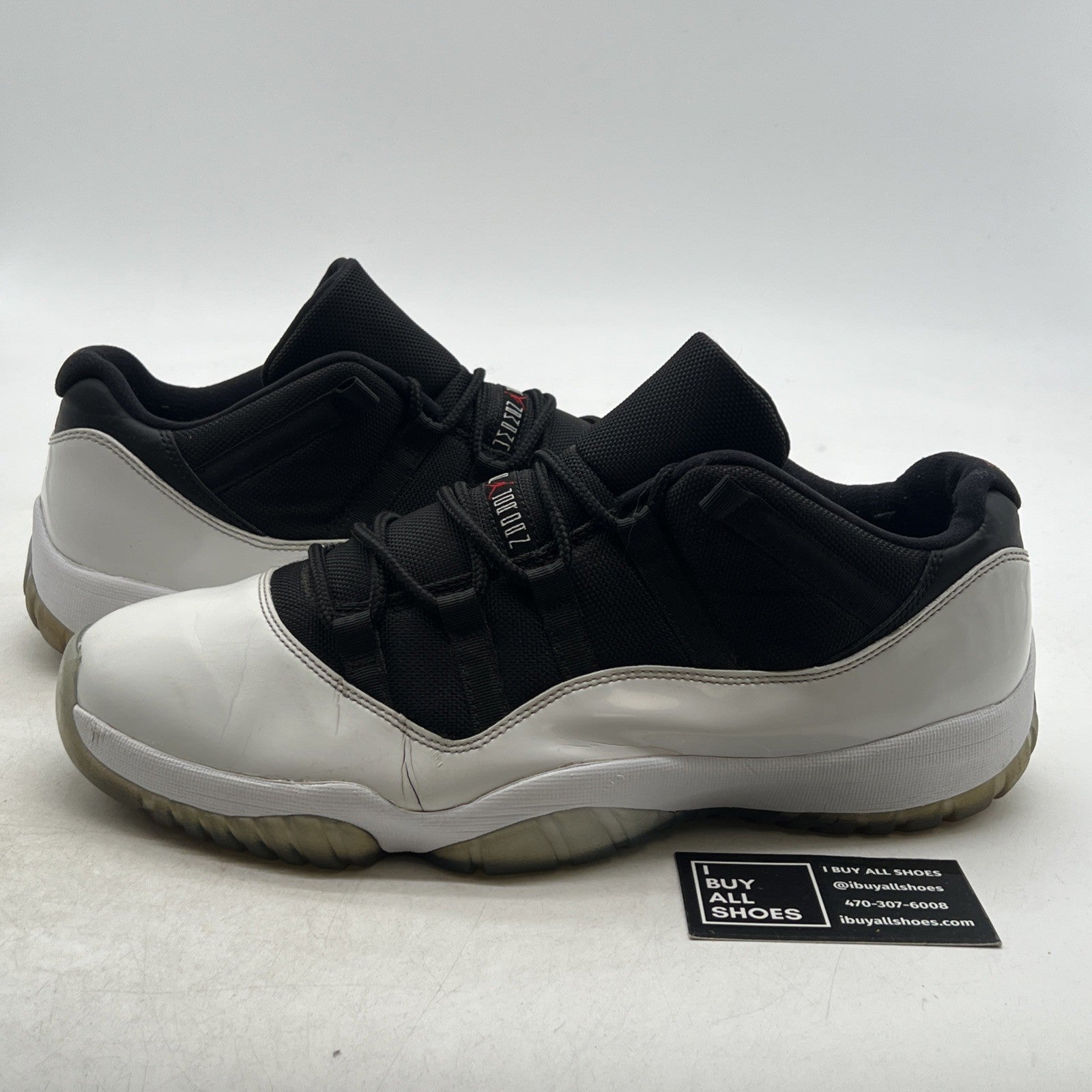 Size 13 - Air Jordan 11 Retro Low Tuxedo (528895-110)