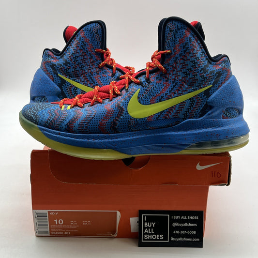 Size 10 - Nike Zoom KD 5 Christmas (554988-401)
