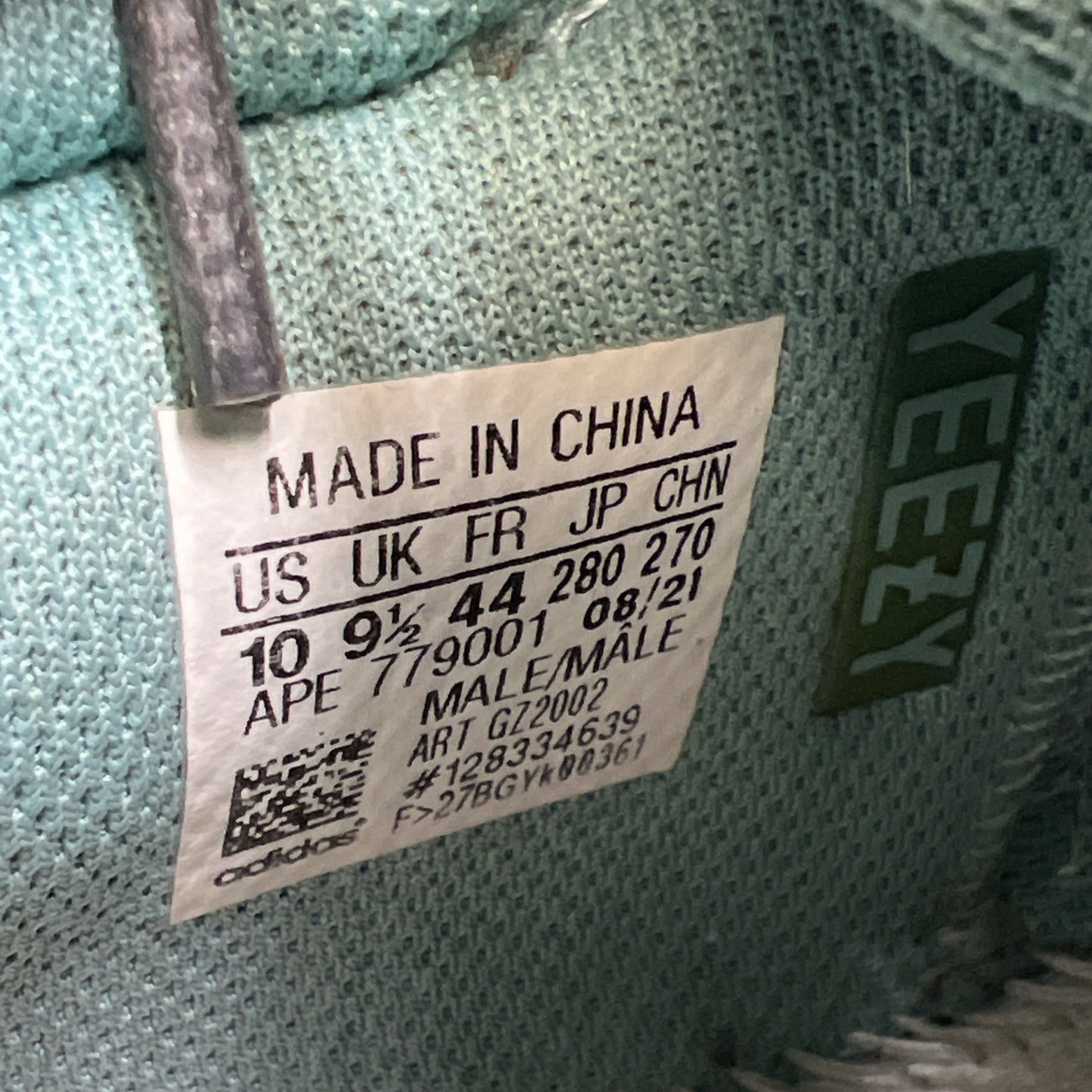 Size 10 - Adidas Yeezy Boost 700 Faded Azure (GZ2002)
