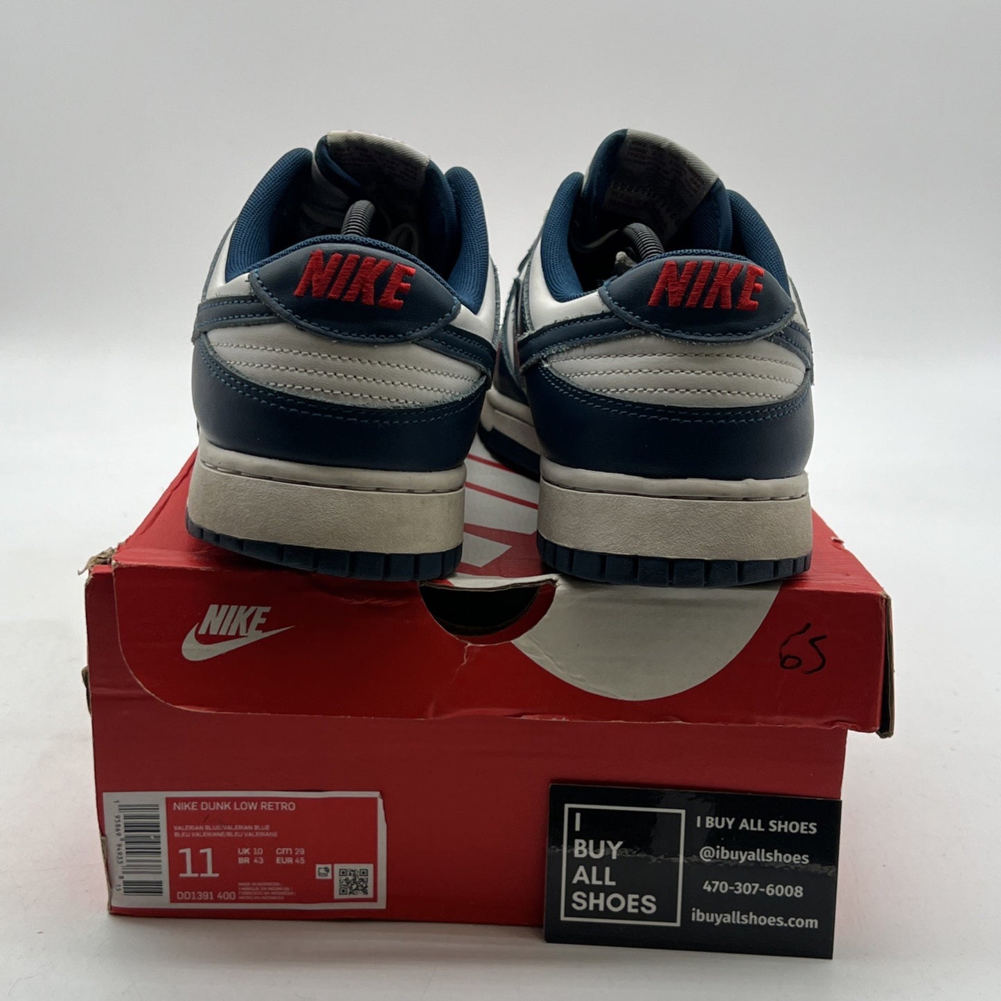 Size 11 - Nike Dunk Low Velarian Blue/White (DD1391-400)