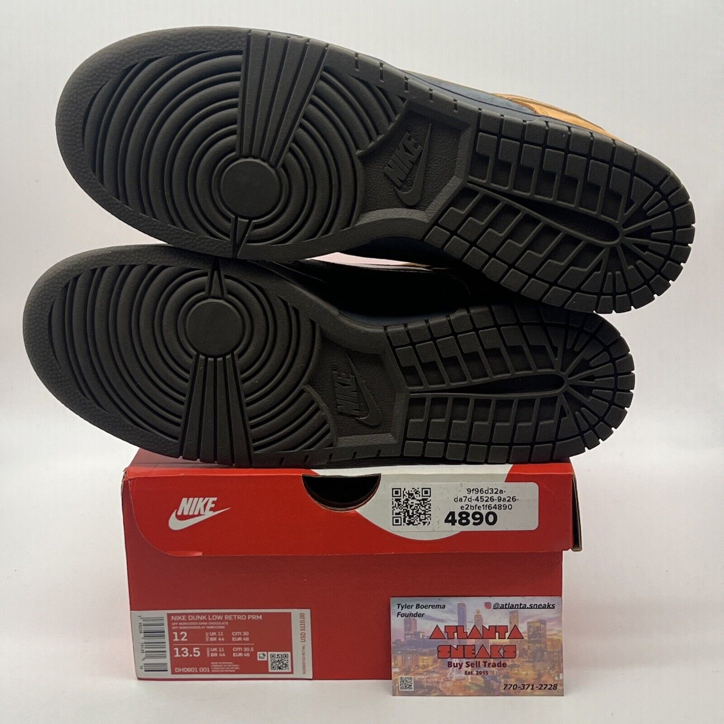 Size 12 - Nike Dunk Premium Low Cider Brown Purple Suede (DH0601-001)
