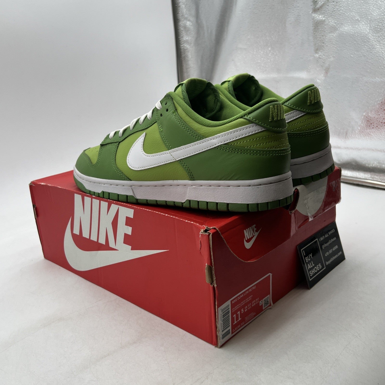 Size 11.5 - Nike Dunk Low Chlorophyll (DJ6188-300)