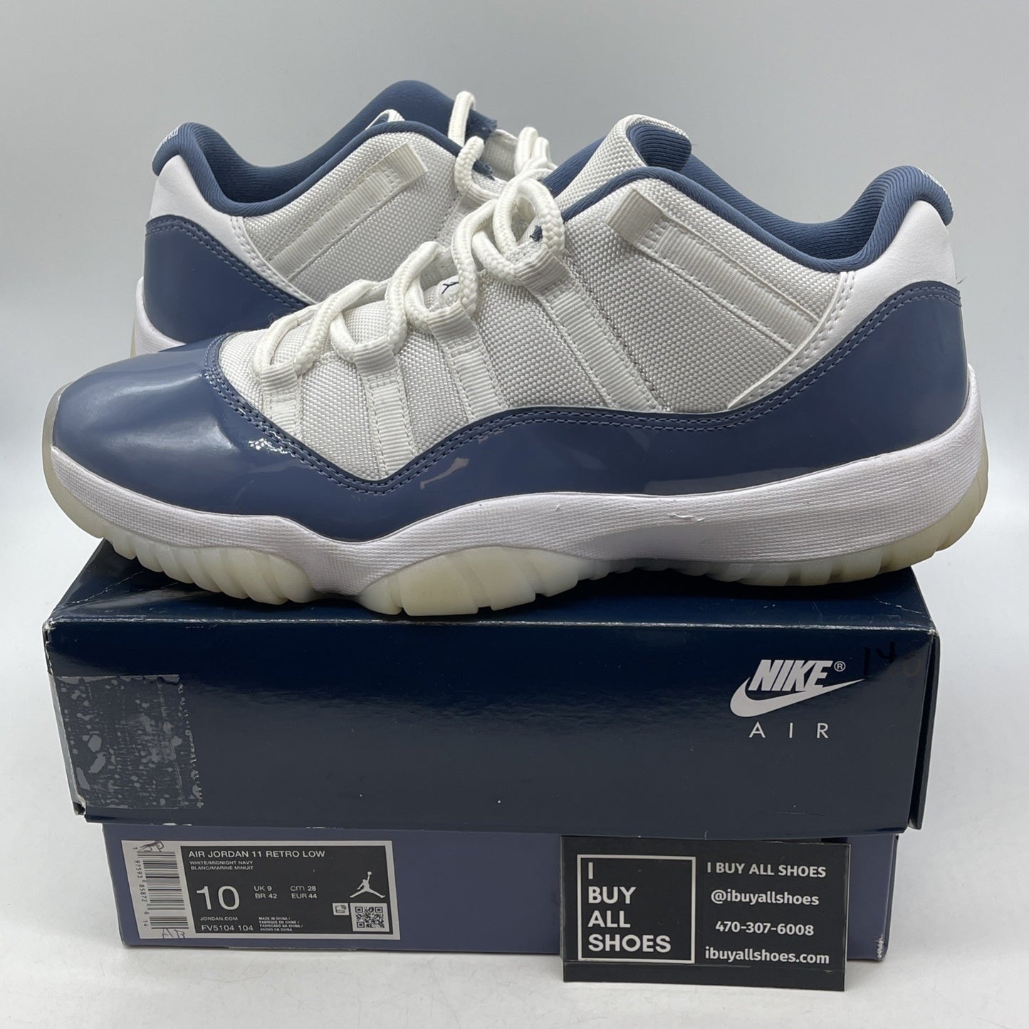 Size 10 - Air Jordan 11 Retro Low Diffused Blue (FV5104-104)