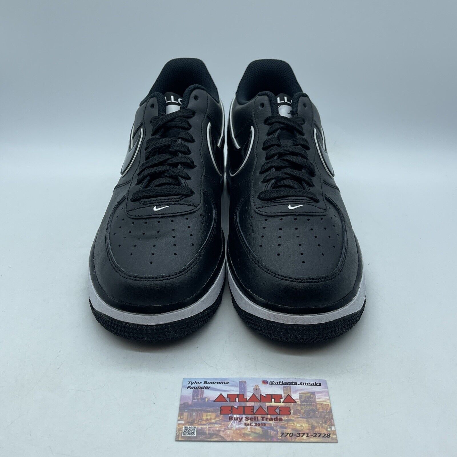Size 9.5 - Nike Urbanstar x Air Force 1 '07 LX HELLO Pack - Black (CZ0327-001)
