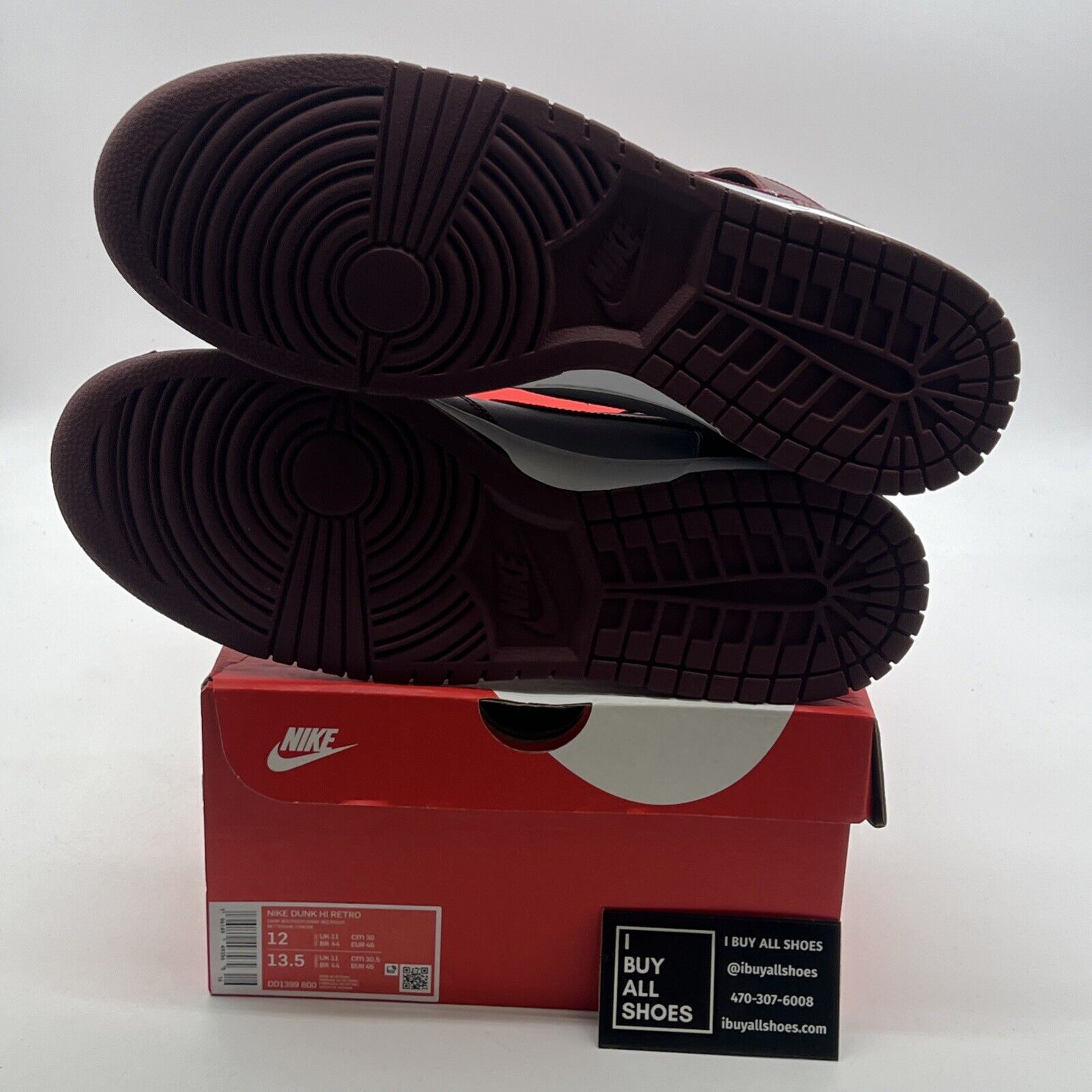 Size 12 - Nike Dunk High Dark Beetroot (DD1399-600)