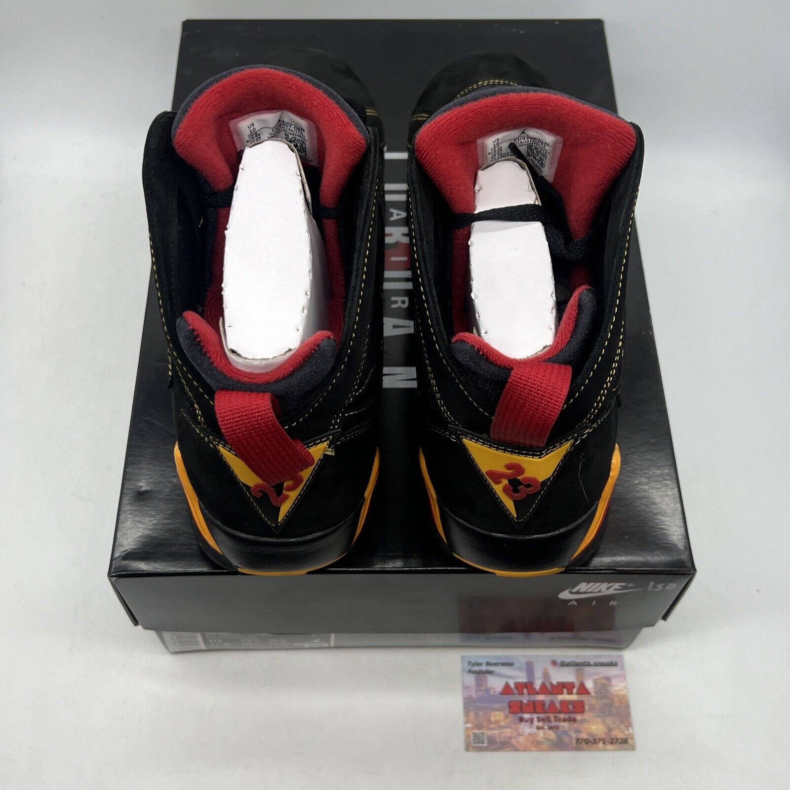 Size 10 - Jordan 7 Retro Citrus Yellow Red Suede (CU9307-081)