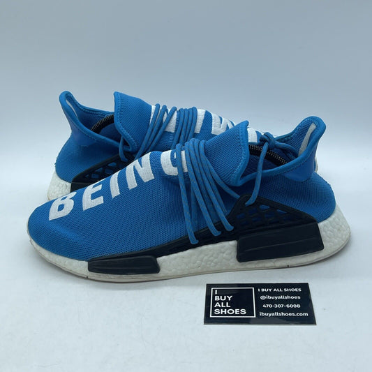 Size 11 - adidas Pharrell x NMD Human Race Blue White Black (BB0618)