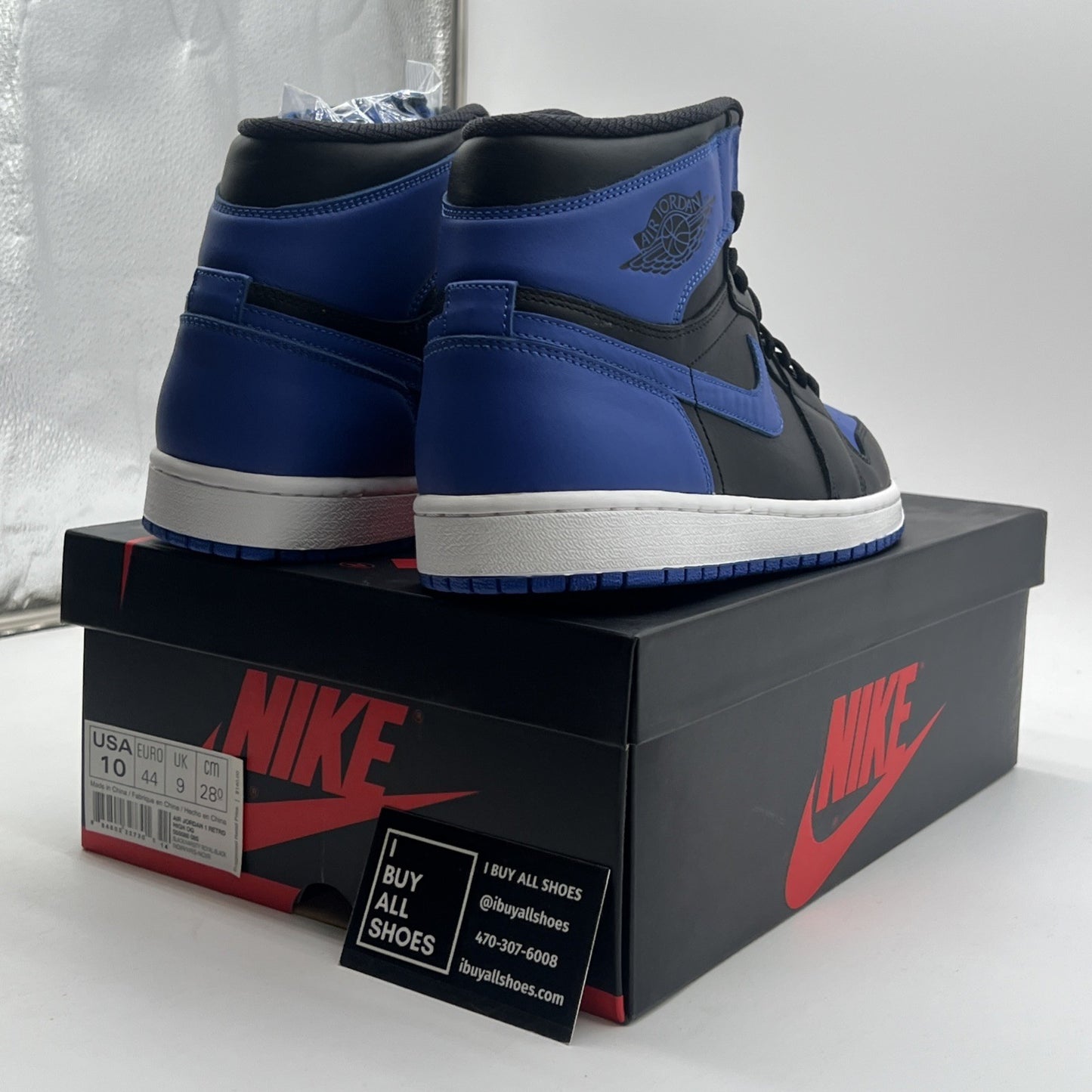 Size 10 - Air Jordan 1 Retro OG 2013 High Royal (555088-085)