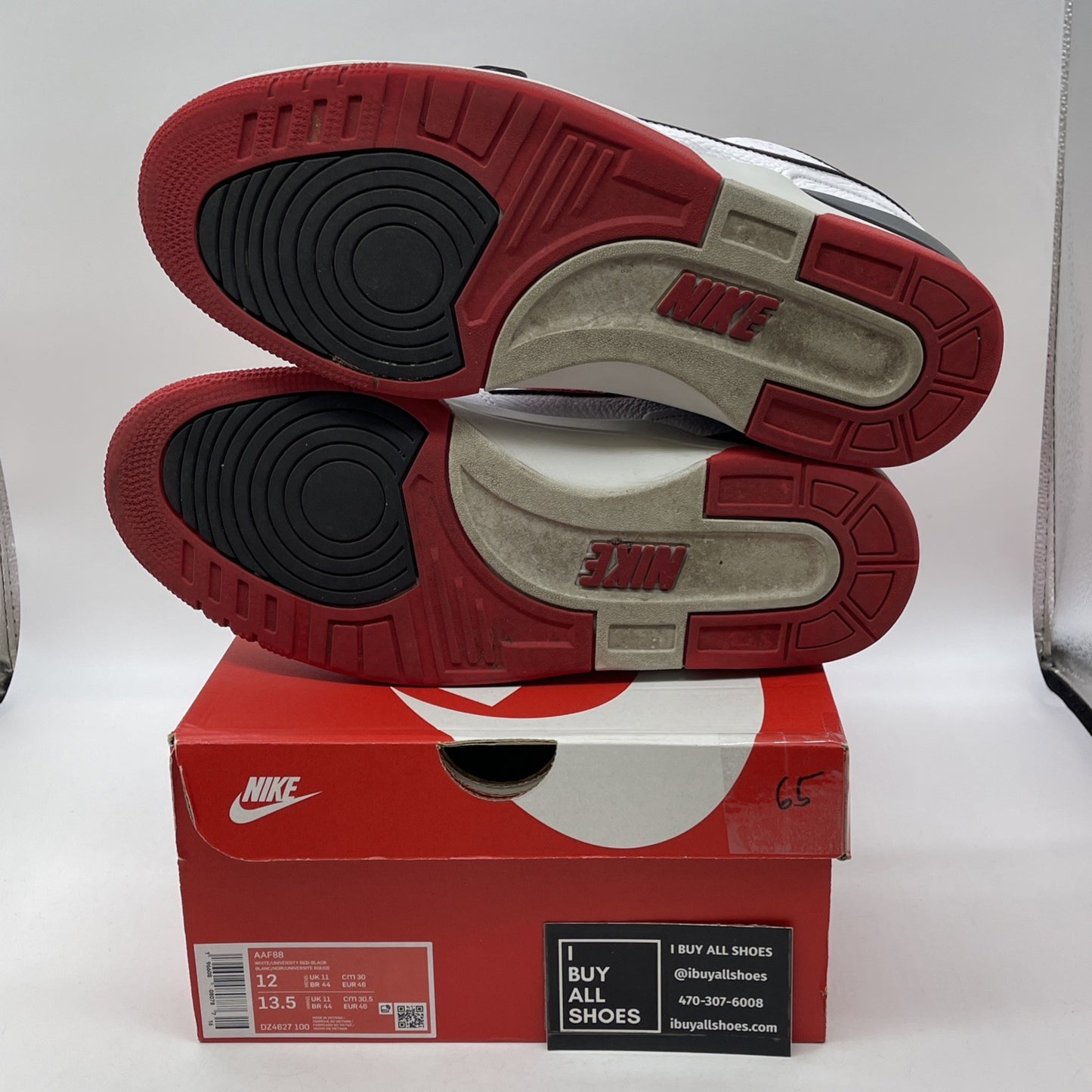 Size 12 - Nike Air Alpha Force 88 2023 University Red Leather (DZ4627-100)