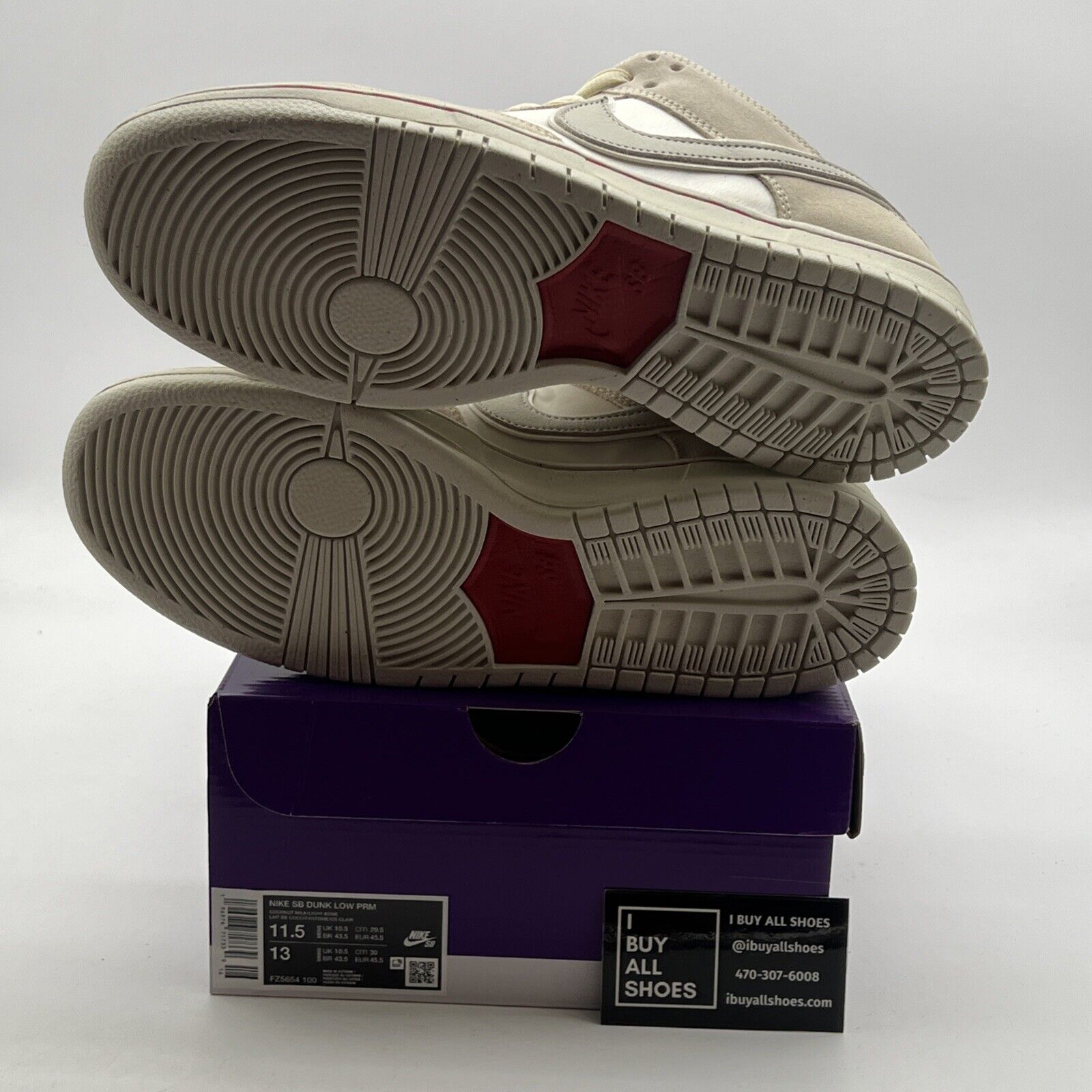 Size 11.5 - Nike Dunk Premium SB Low City of Love Collection - Light Bone