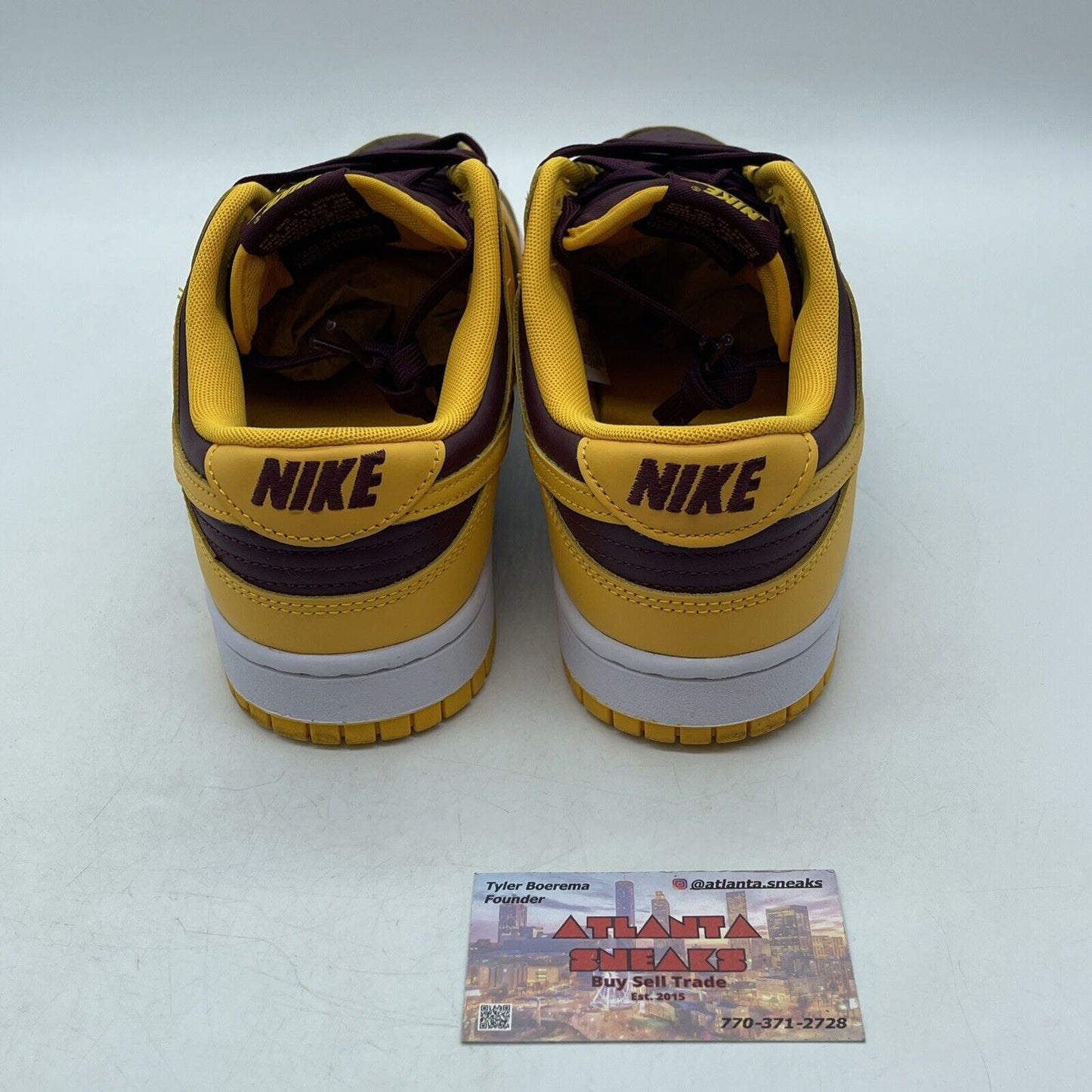 Size 10 - Nike Dunk Low Retro Arizona State Sun Devils 2022 Leather (DD1391-702)