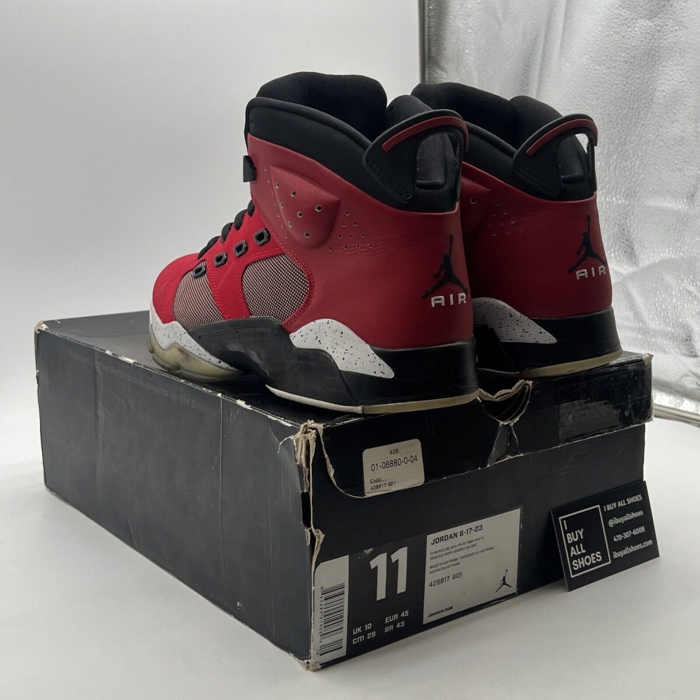 Size 11 - Air Jordan 6-17-23 Toro (428817-601)