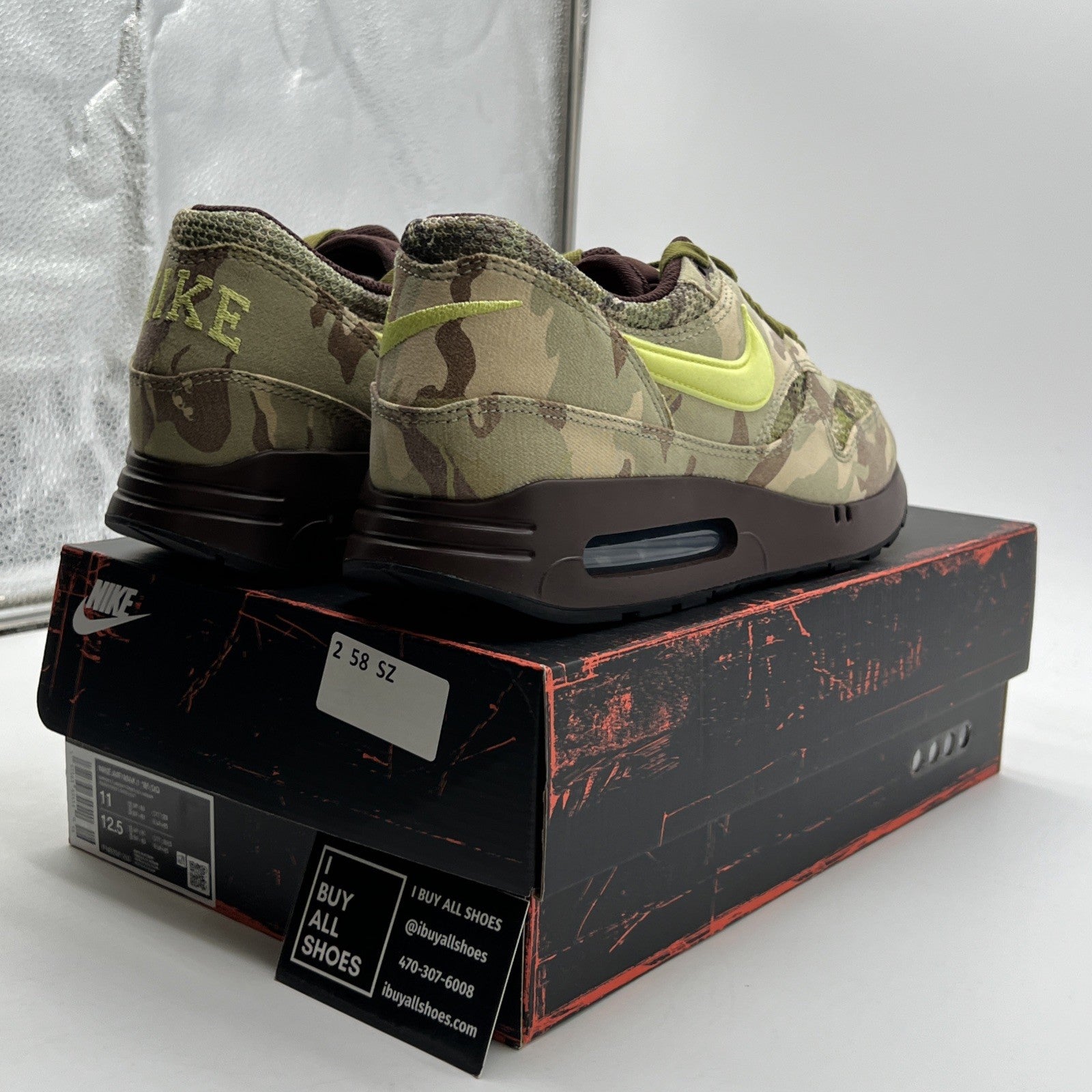 Size 11 - Nike Air Max 1 '86 OG Big Bubble - Camo (FN8385-200)