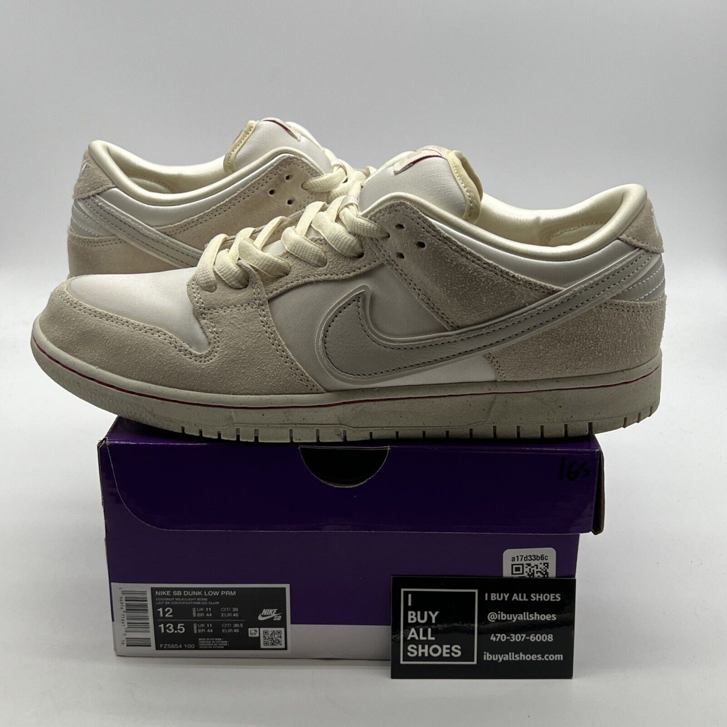 Size 12 - Nike Dunk Premium SB Low City of Love Collection - Light Bone