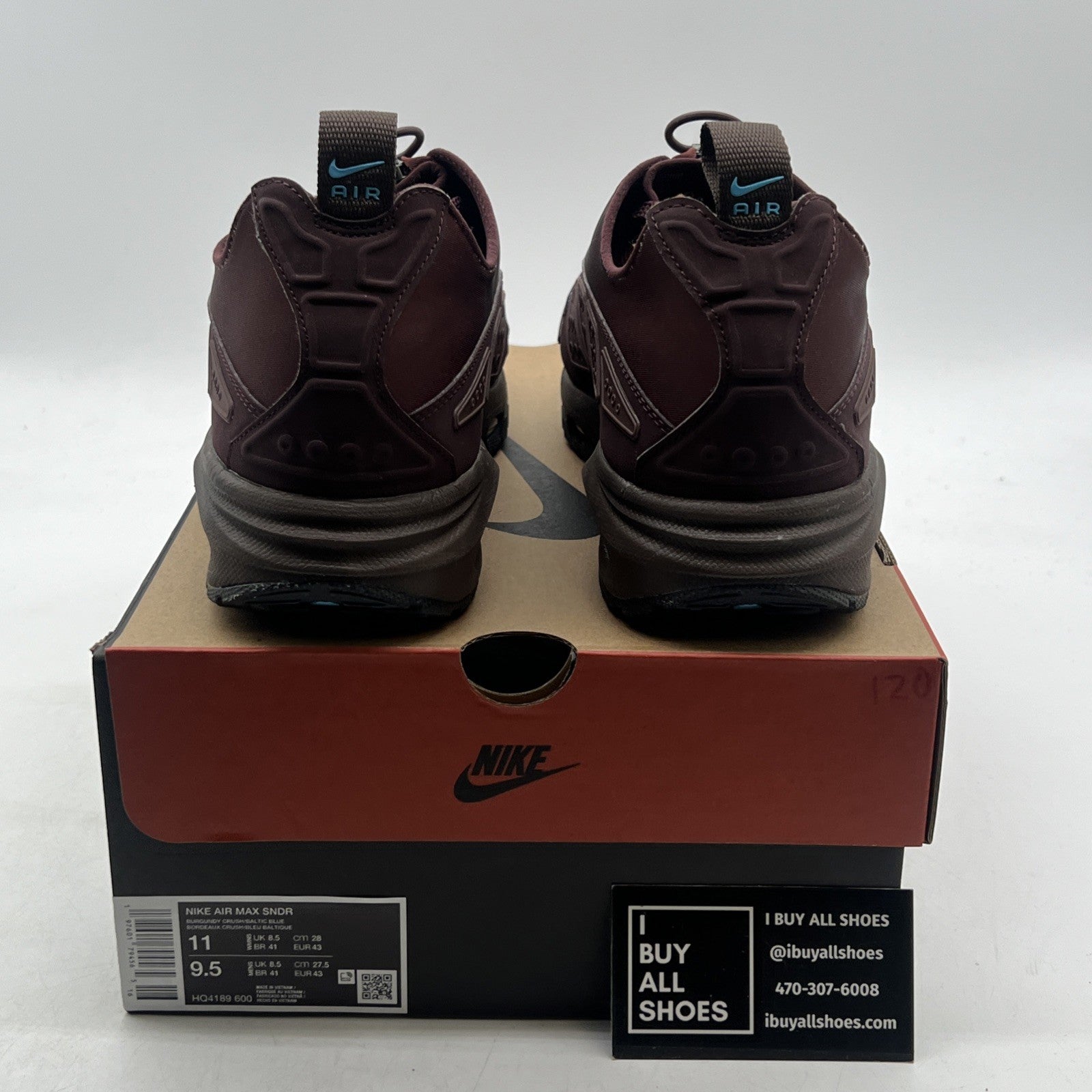 Size 11W - Nike Air Max Sunder (HQ4189-600) Burgundy/Blue