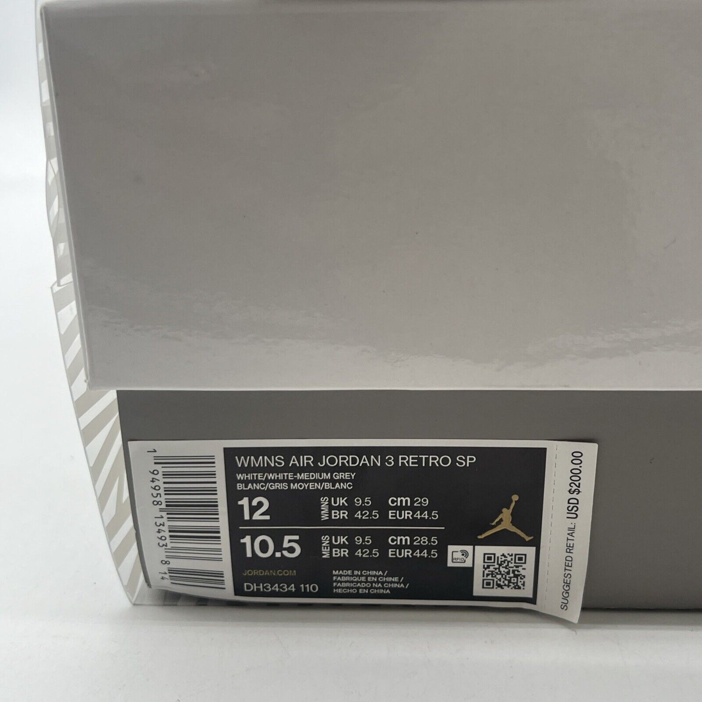 Size 12 - Jordan 3 Retro SP x A Ma Maniere Low Raised By Women W (DH3434-110)
