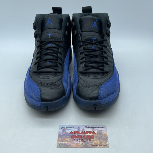 Size 8 - Air Jordan 12 Retro Game Royal Black Blue Suede Leather (130690-014)