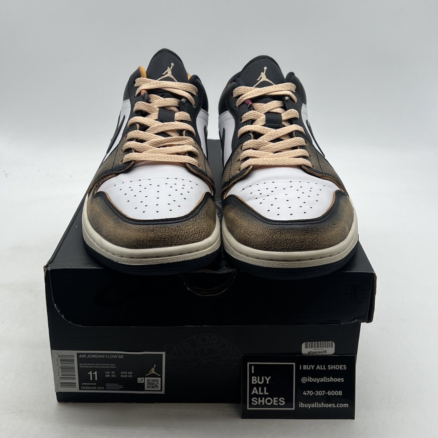 Size 11 - Air Jordan 1 Low SE Wear Away Tan 2022 (DQ8422-001)