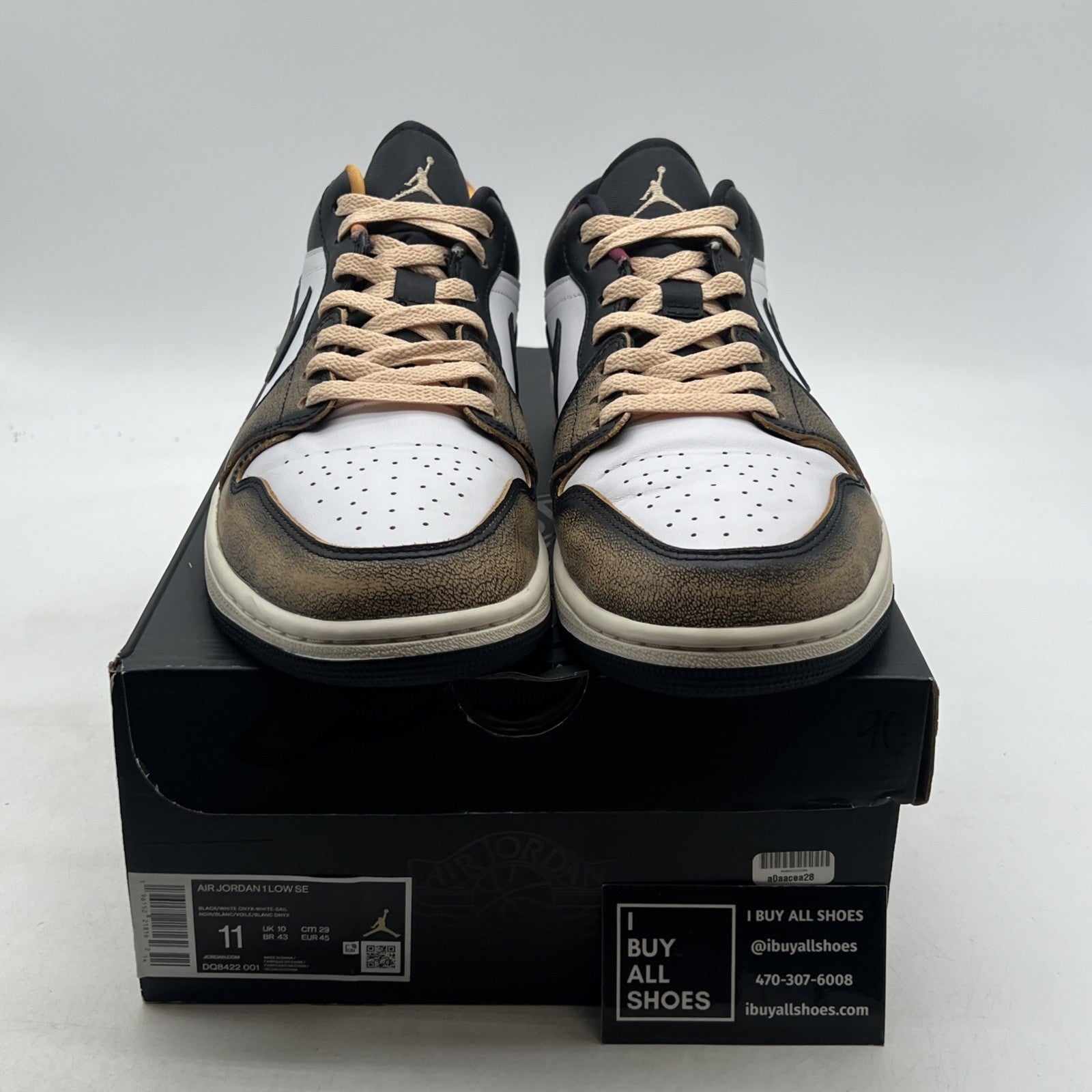 Size 11 - Air Jordan 1 Low SE Wear Away Tan 2022 (DQ8422-001)