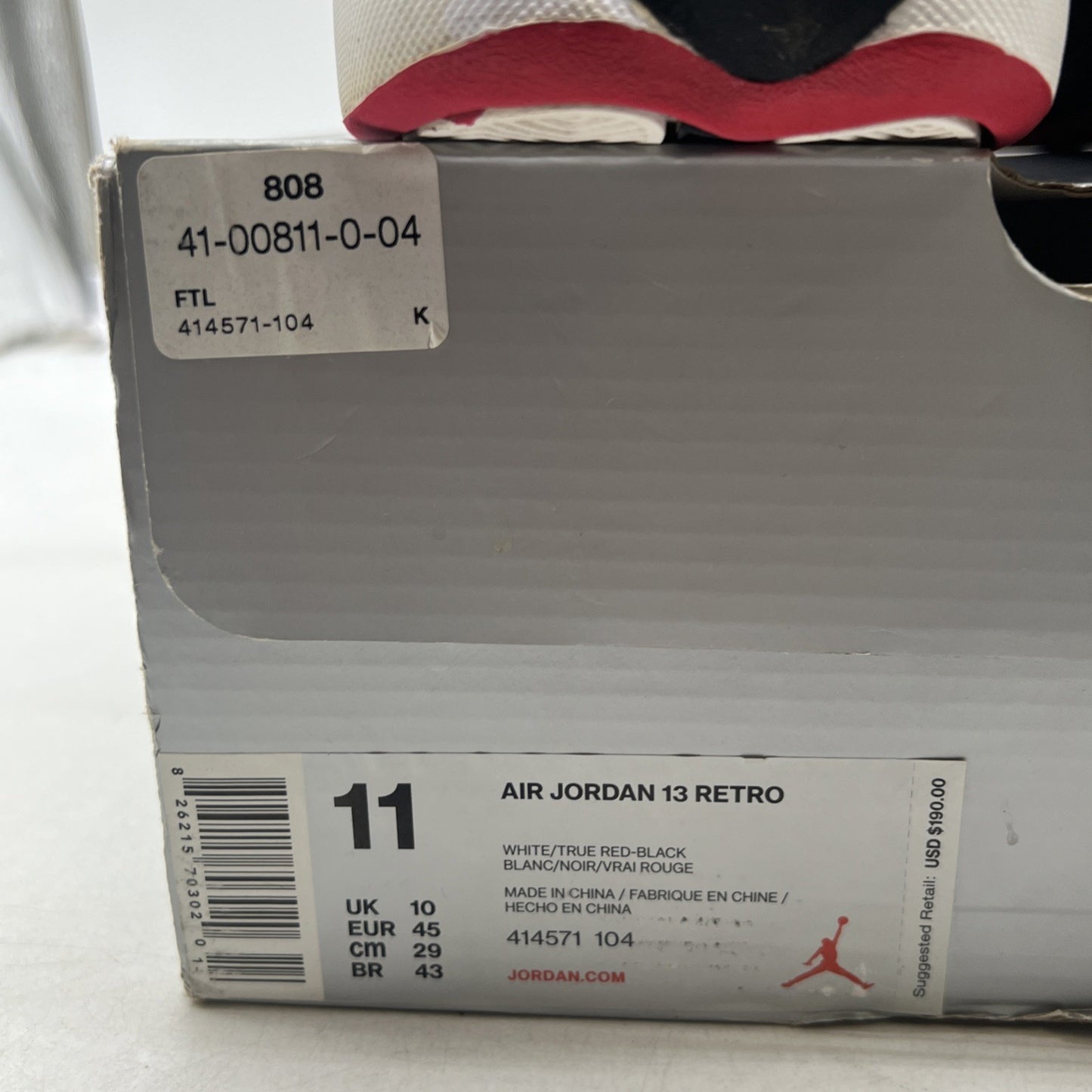 Size 11 - Air Jordan 13 Retro He Got Game 2018 (414571-104)