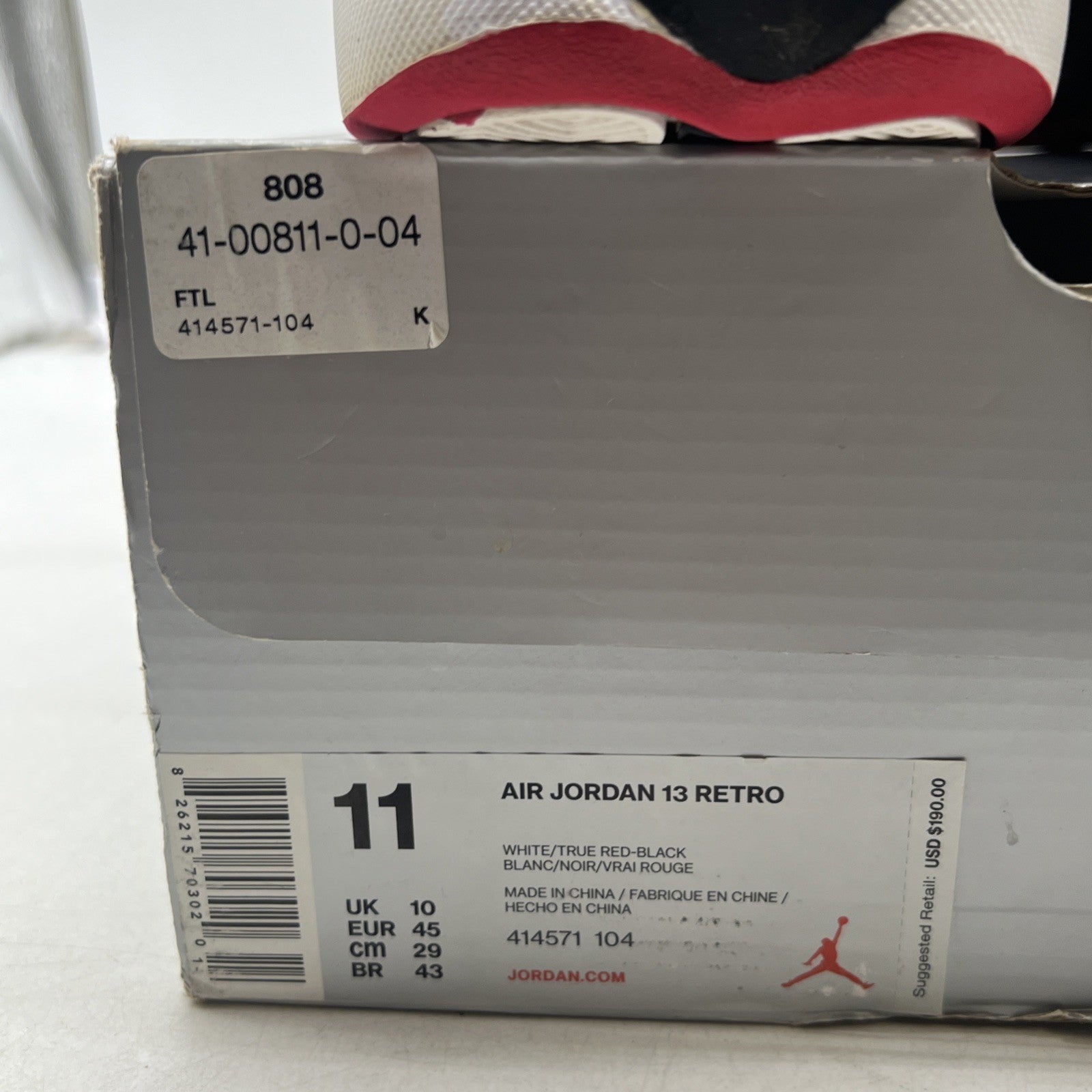 Size 11 - Air Jordan 13 Retro He Got Game 2018 (414571-104)
