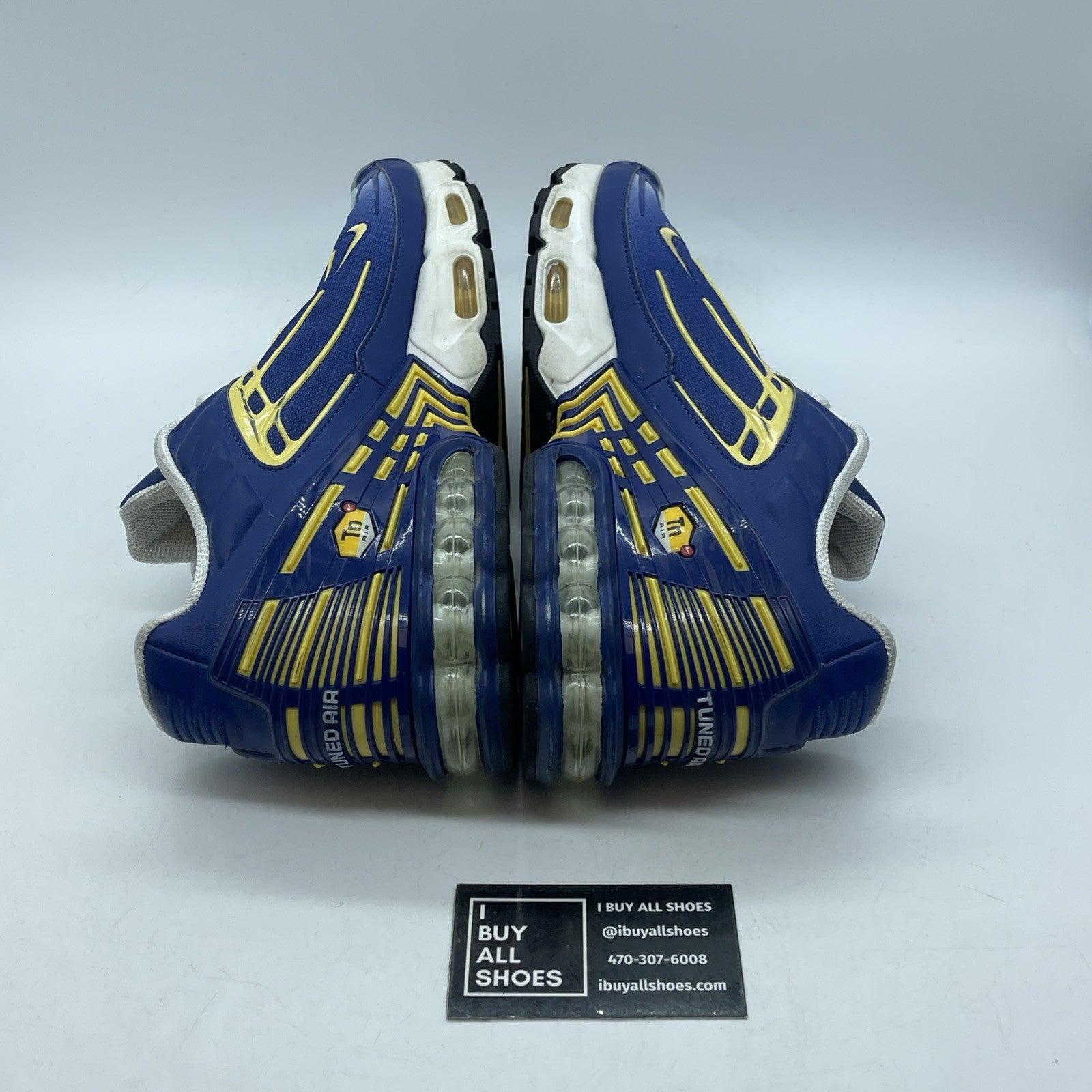 Size 11.5 - Nike Air Max Plus 3 Deep Royal Blue White Suede (CW1417-400)