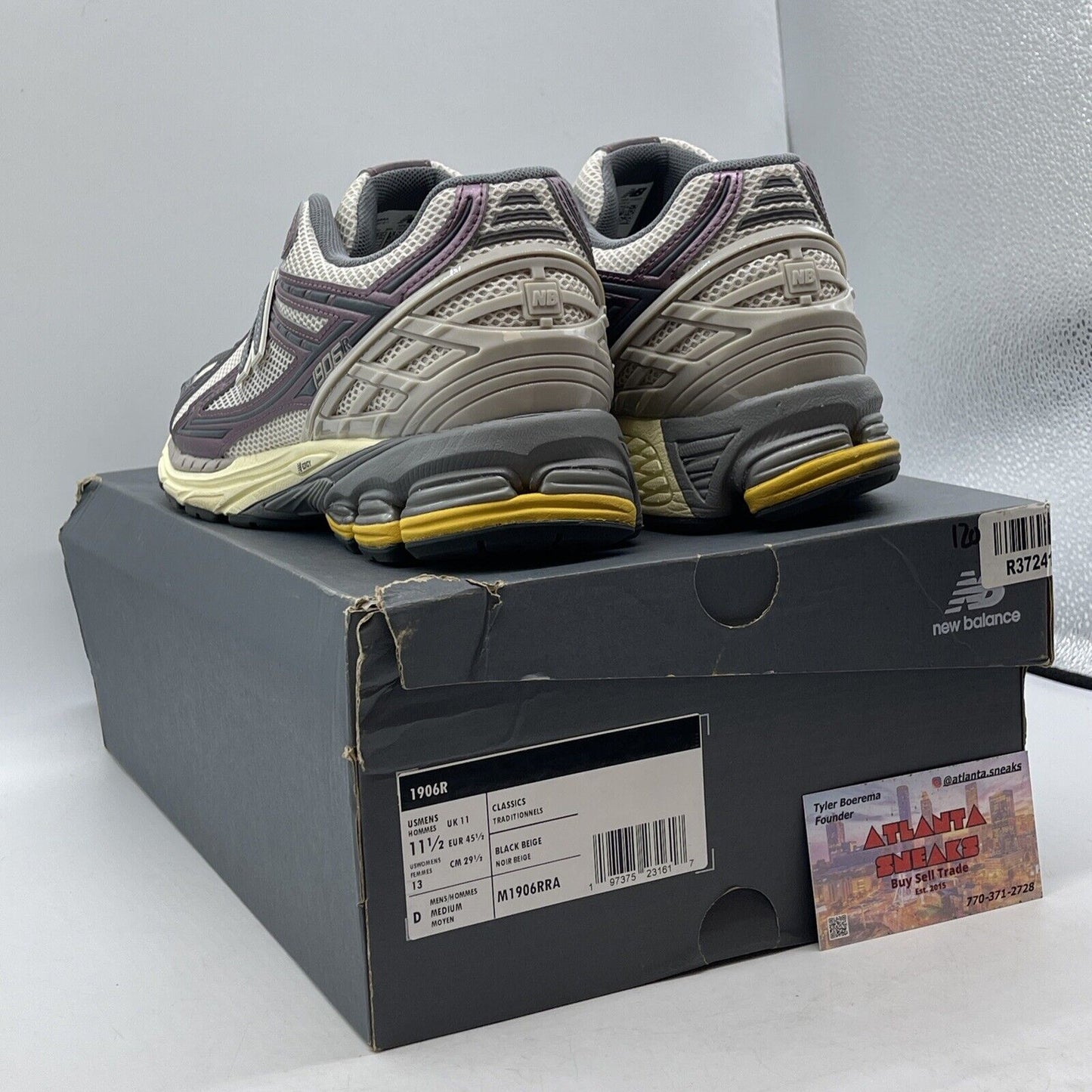 Size 11.5 - New Balance 1906R Licorice Purple Grey White Suede (M1906RRA)