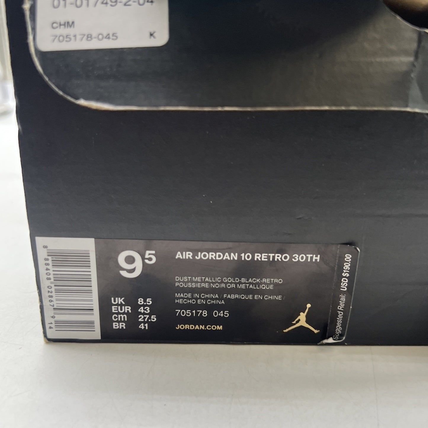 Size 9.5 - Air Jordan 10 Retro Lady Liberty (705178-045)